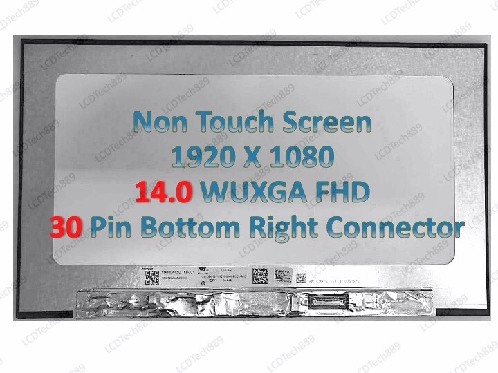 14” FHD For HP Probook 440 G8 G10 Non-Touch LED LCD Screen 30 Pin