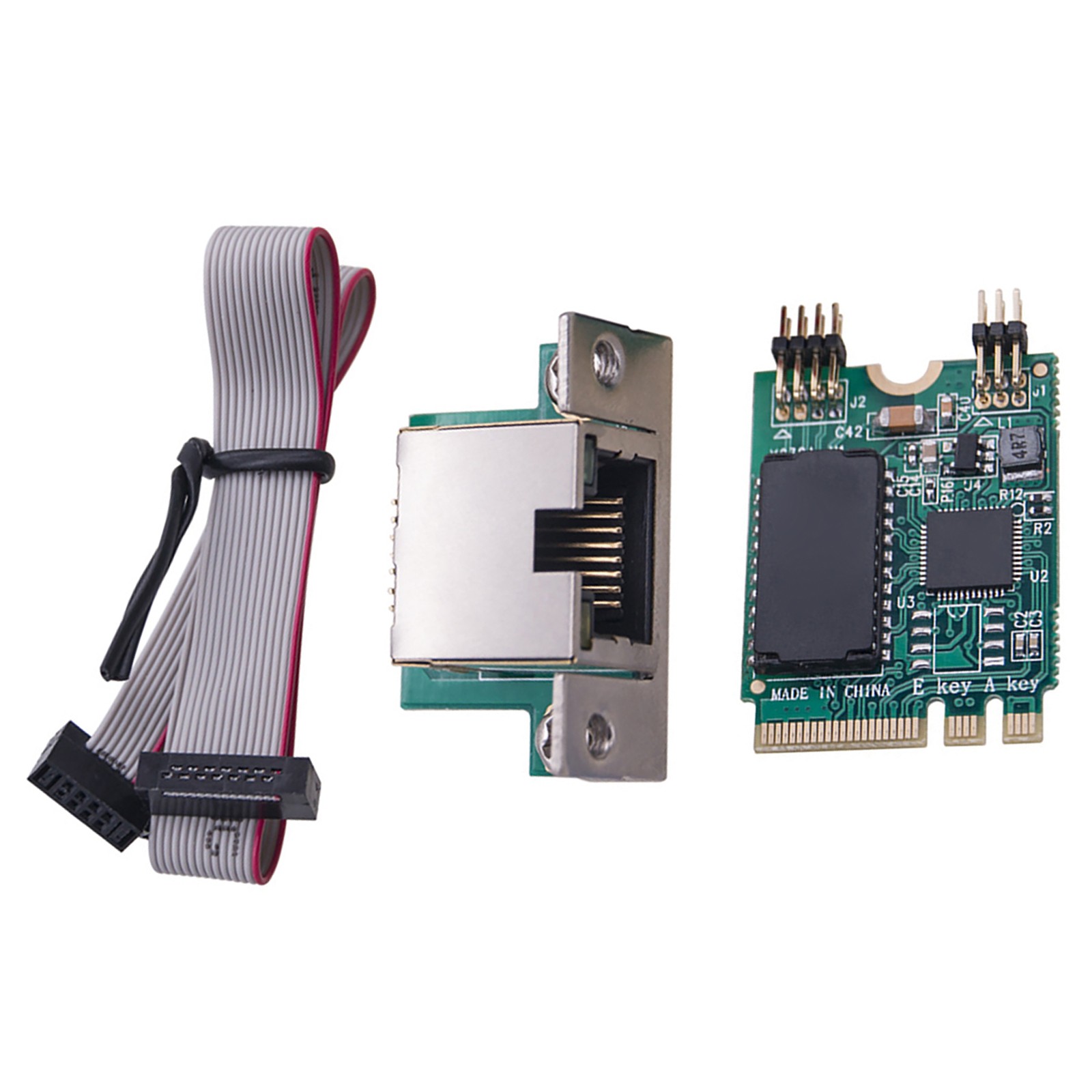 M.2 Key A+E 2.5G Gigabit Ethernet Network Lan Card RTL8125B RJ45 Chipset