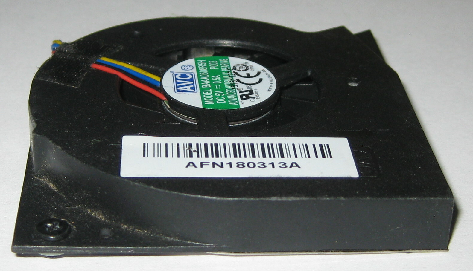 AVC Ultra Thin 5V DC 55mm Laptop Blower Fan – BAAA0508R5H – 1.25″ Wires – 4 Pin