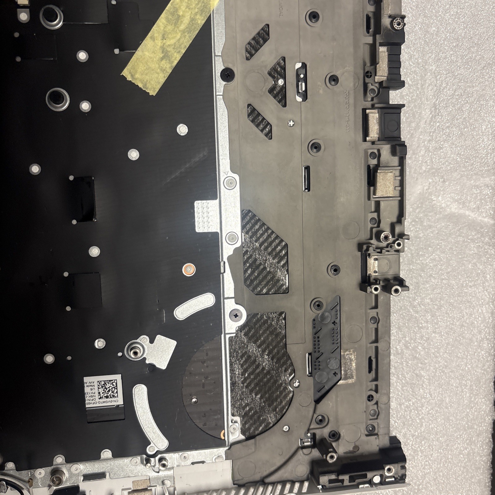 Dell G16 7630 7635 Palmrest W/ Backlit US Keyboard White – 7XTGH 07XTGH M72
