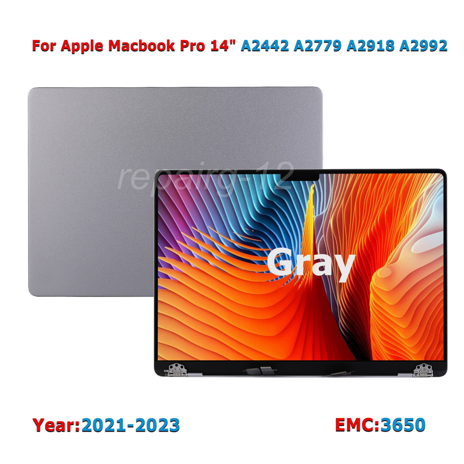 OEM 14″For Macbook Pro A2442/A2779/A2918/A2992 LCD Display Screen Replacement US
