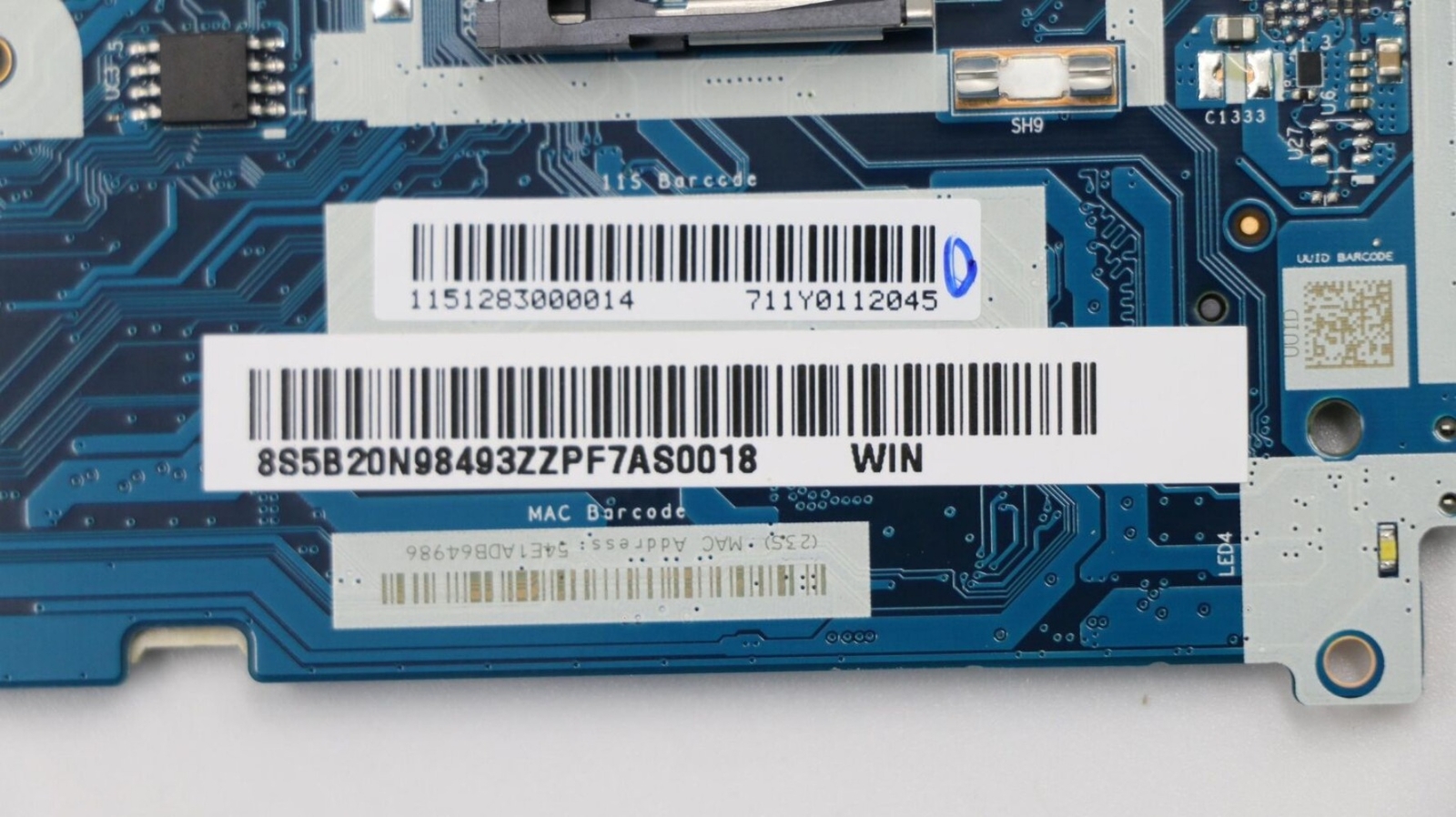 FRU:5B20N98493 For Lenovo ideapad 520-15IKB With i5-7200U Laptop Motherboard