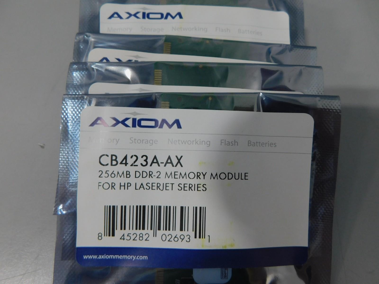 CB423A AXIOM 256MB DDR2 LaserJet P2015 P2055 P3005 Lot of 10x
