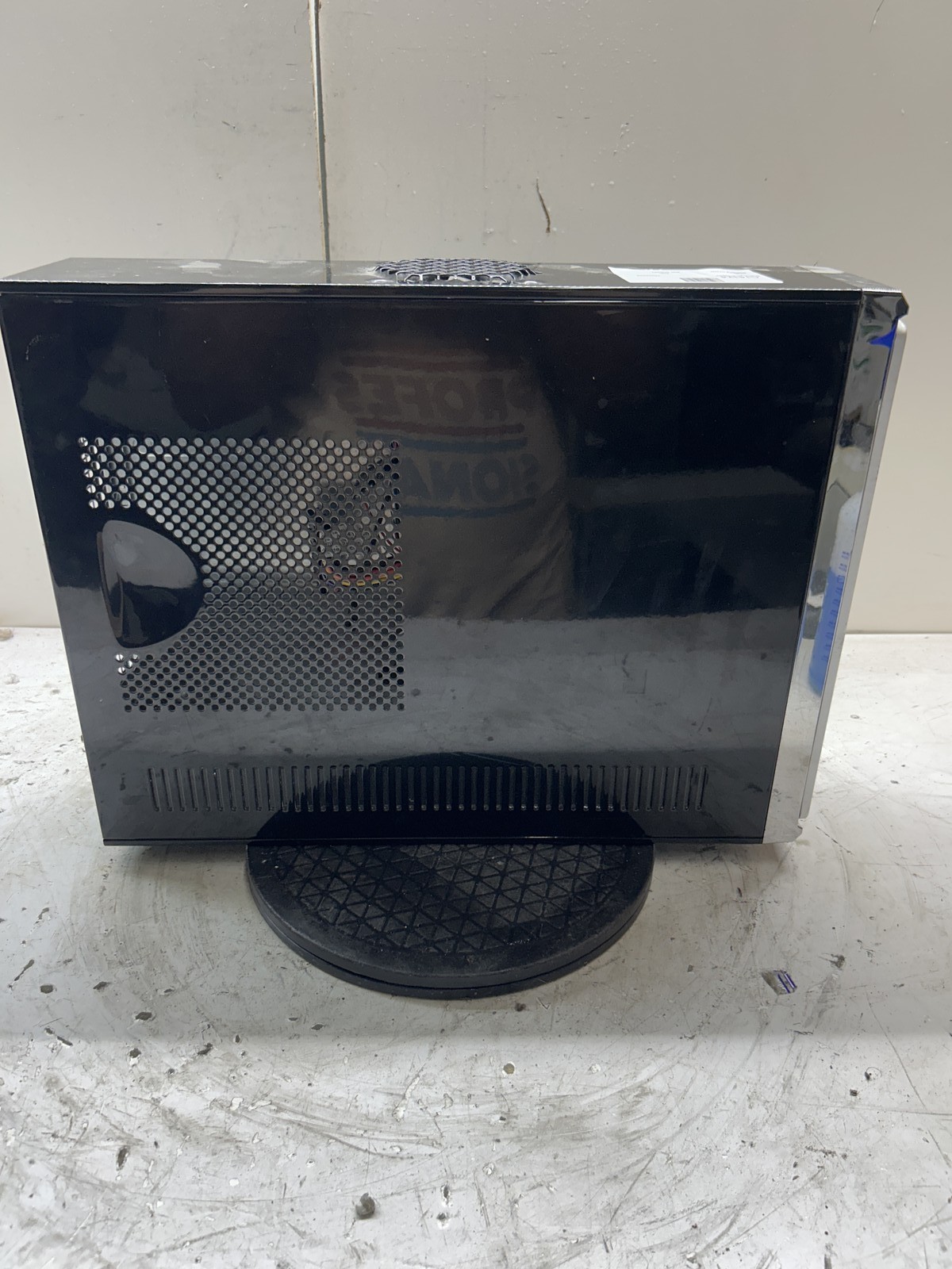 Slim Black and Silver mATX Desktop Computer Case