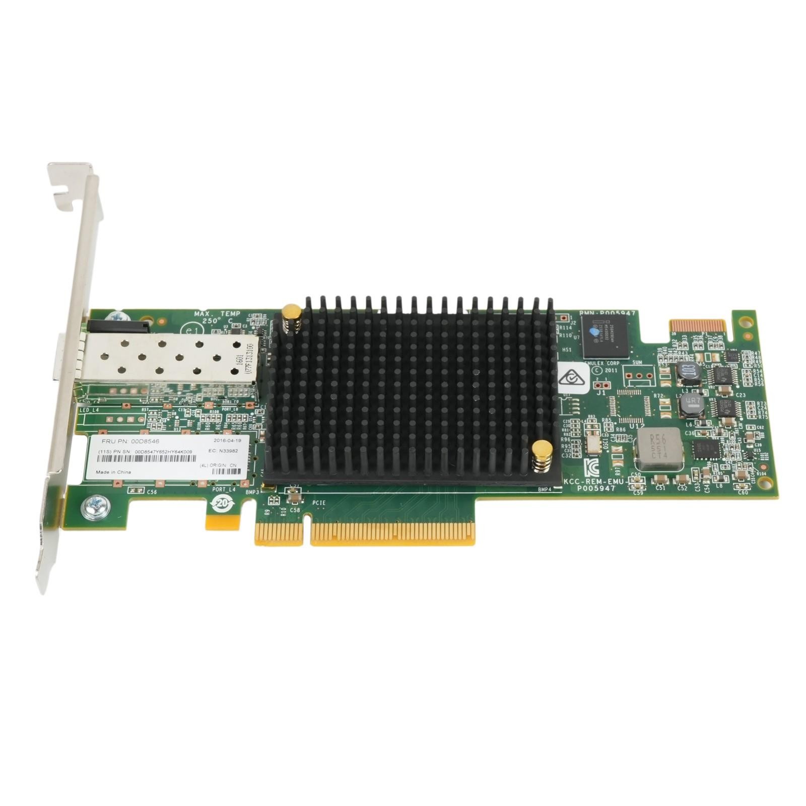 Lenovo 00D8546 Emulex LightPulse 16GB/s 1-Port Fibre Channel PCIe 2.0 X8 HBA