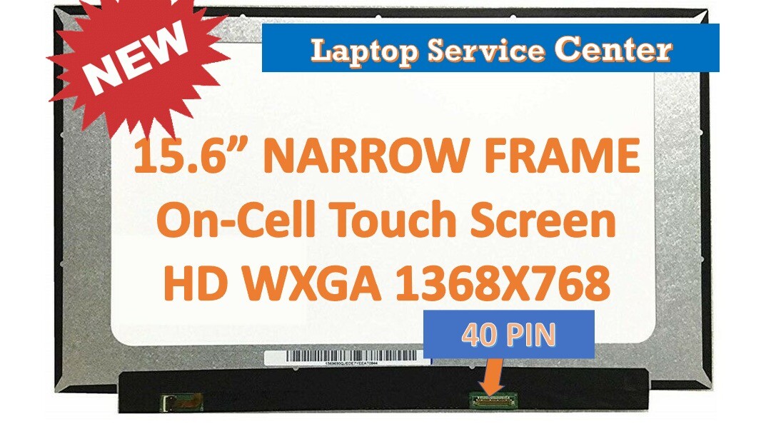 HP 15-DY2031NR 544Q1UA 15-DY2034NR 40pin Touch LCD Screen LED *USA* HD 1366×768