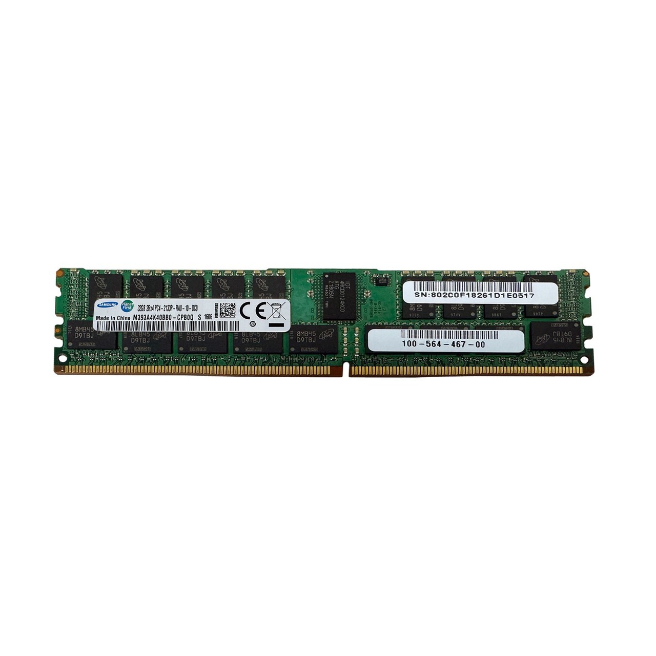 EMC 100-564-467-00 32GB PC4-2133P DDR4 Memory Module M393A4K40BB0-CPB0Q