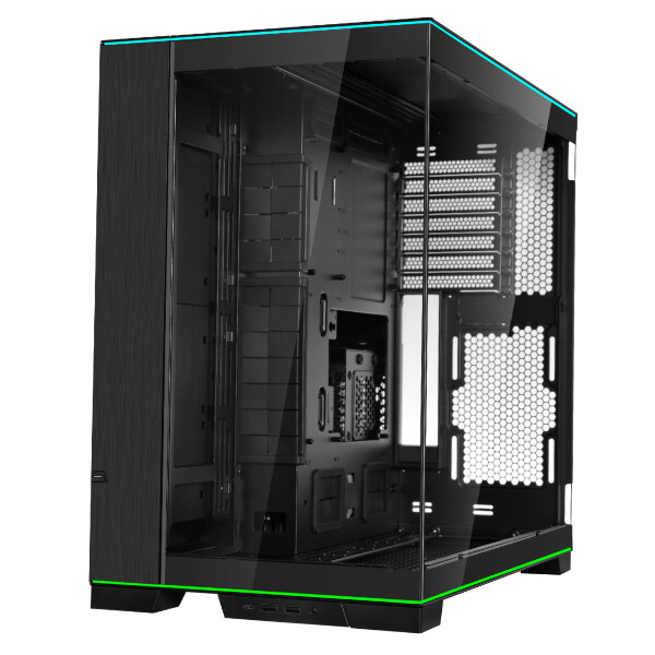 LIAN LI O11DERGBX O11 Dynamic EVO RGB Tempered Glass Black ATX Mid Tower Chassis