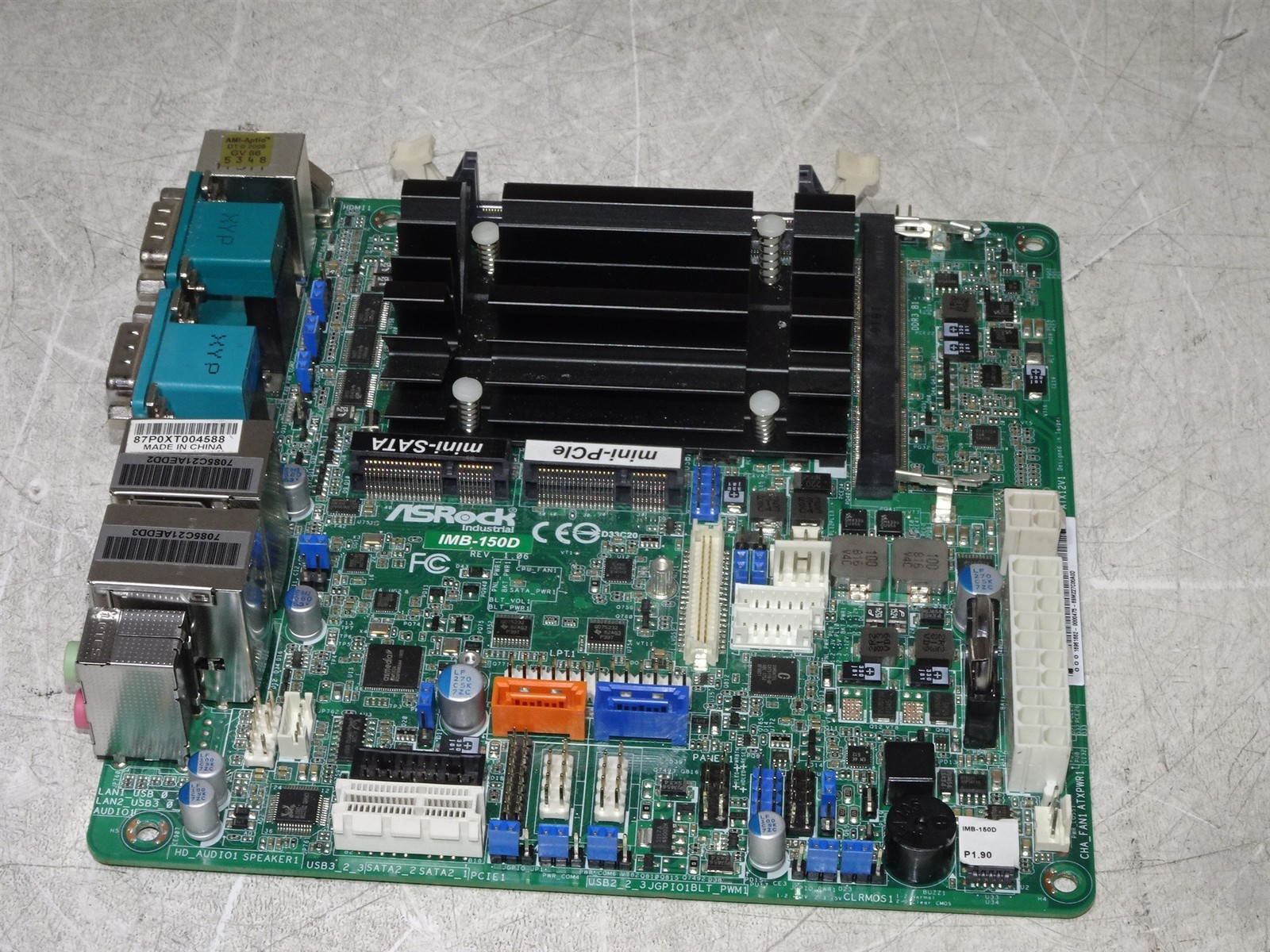 Damaged ASRock IMB-150D Industrial mini ITX Motherboard See Description