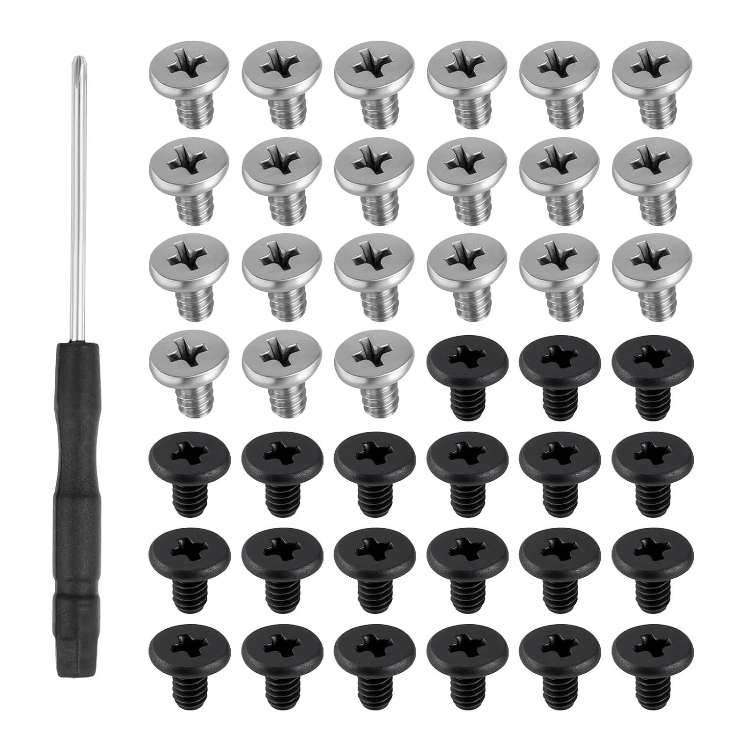 50 PCS M.2 Ssd Mounting Screws Kit, Pcie Nvme M2 X 3 Mm Replacement Phillips Fla