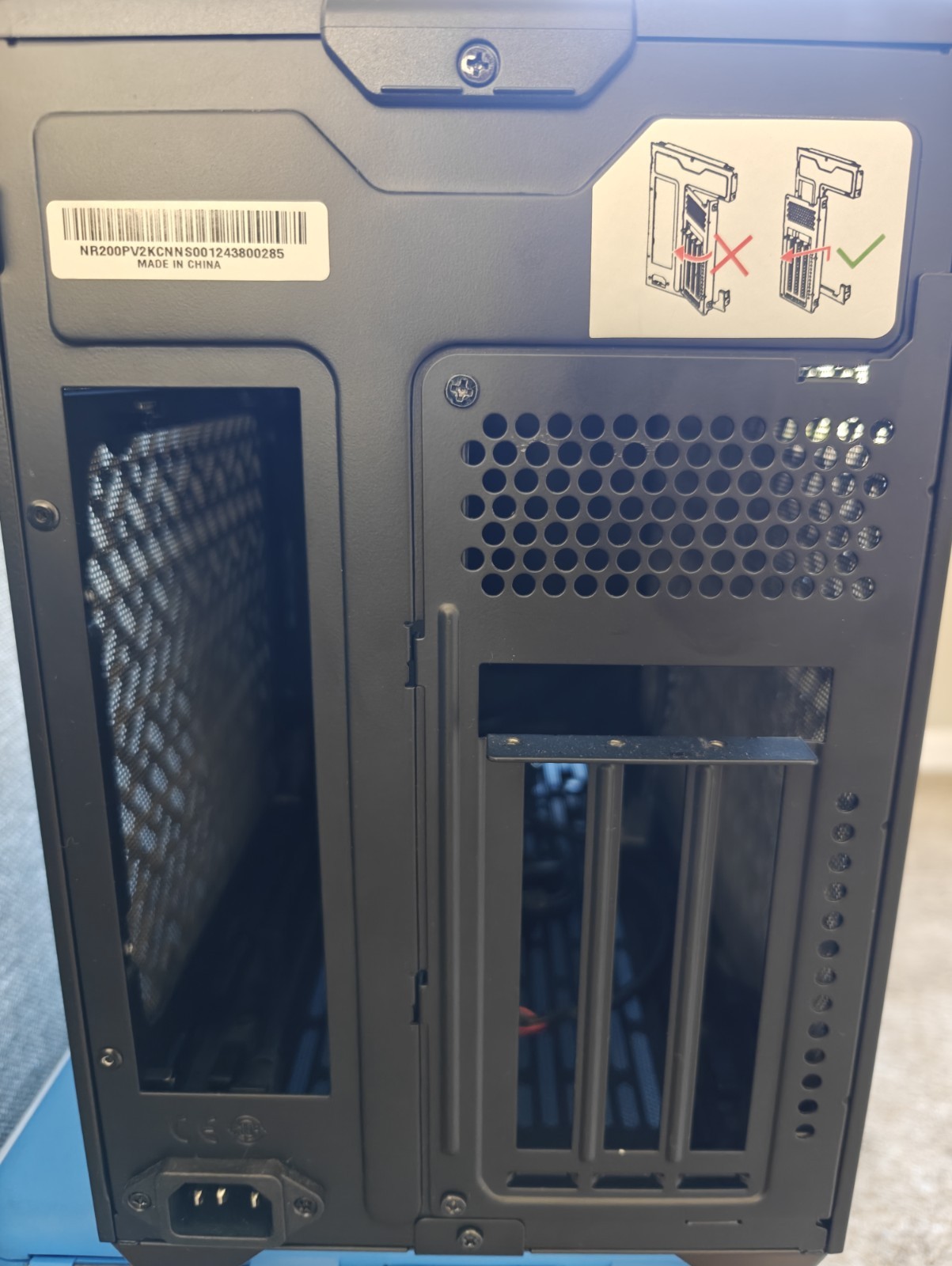 Cooler Master MasterBox NR200P V2 Mini-ITX Mini Tower Desktop Computer Case