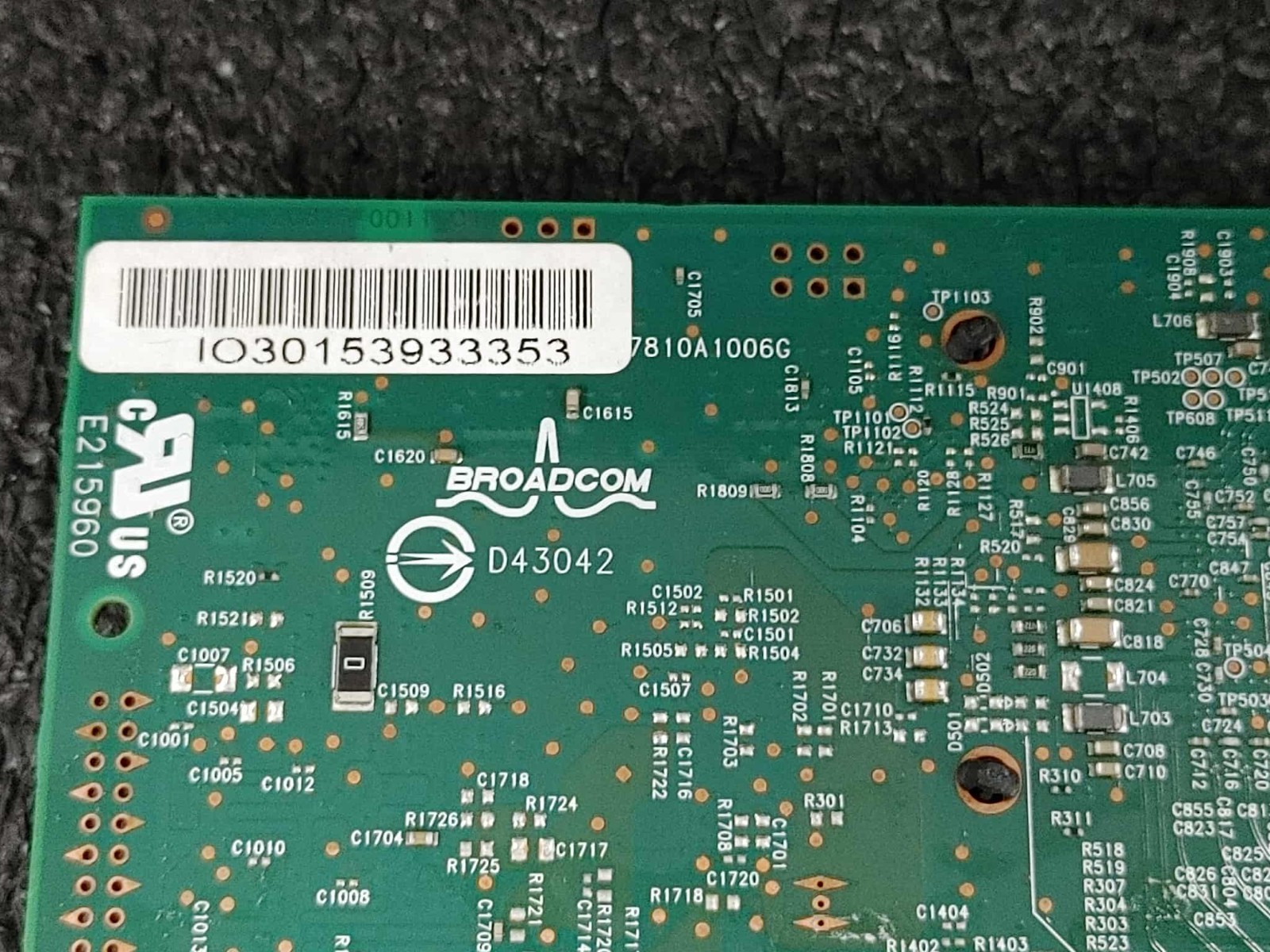 Broadcom BCM957810A1006G 10GB PCIe x8 Dual Port SFP Ethernet Adapter w/2 SFP