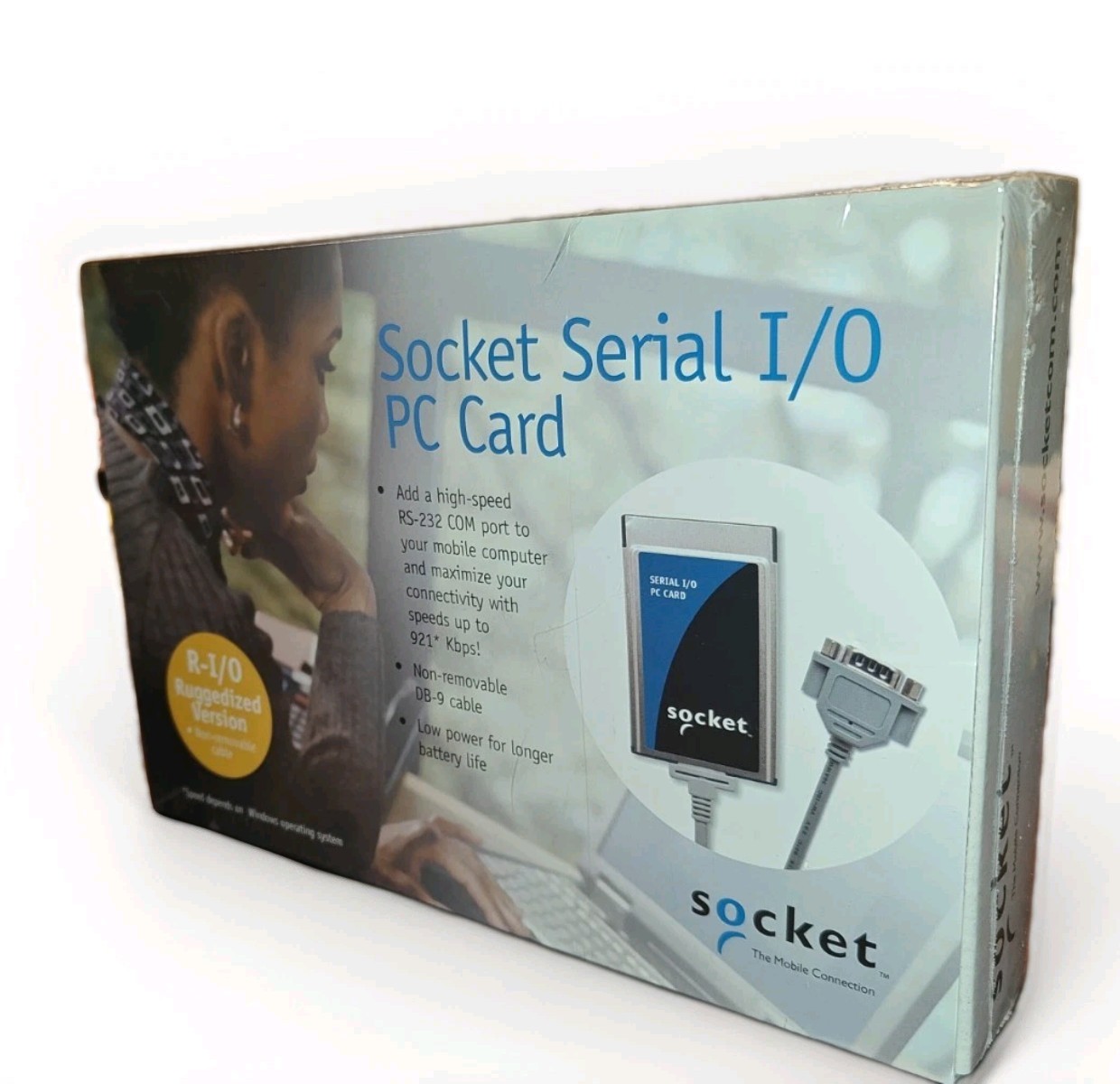 Socket SL0707-078 Rugged Serial I/O PC Card SIO Hi-Speed PCMCIA 2.0