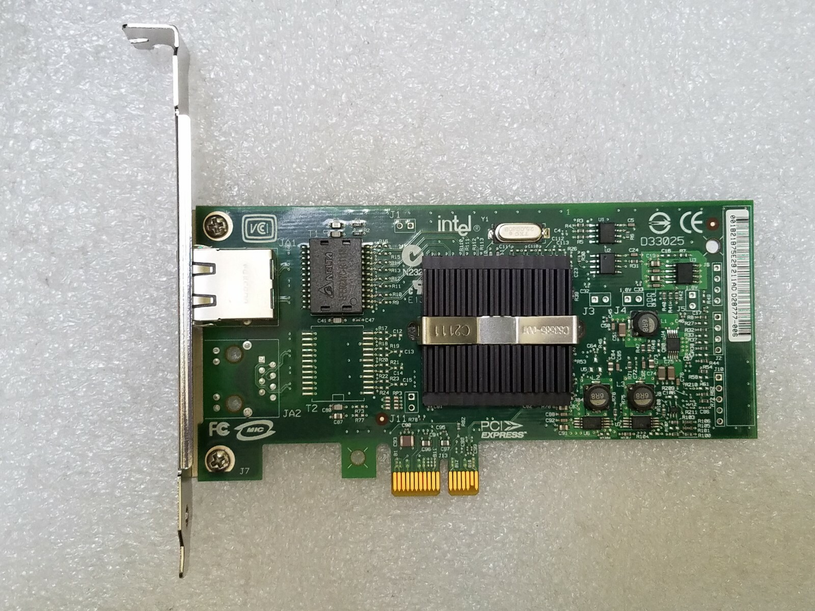 Intel MY- 0U3867 LAN Card D33745 Pro/1000 PCIe Ethernet Network