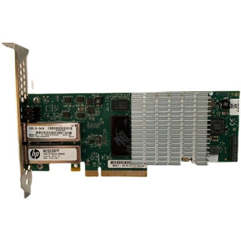 HP NC523SFP Dual Port 10GbE 593717-B21 593742-001 593715-001 PCIe Server Adapter