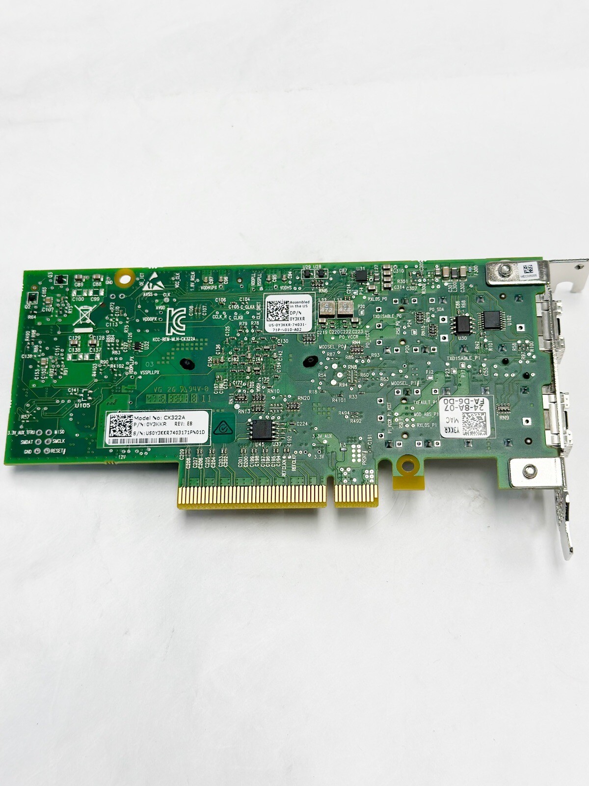 Dell ConnectX-3 10GBe Dual Port CX322A (0Y3KKR) Network Adapter NEW
