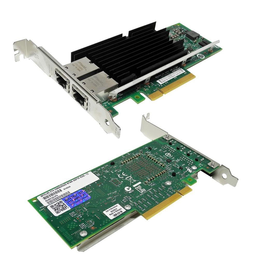 IBM X540-T2 Dual Port 10Gb Ethernet PCI-Express x8 Network Adapter 49Y7972 FP
