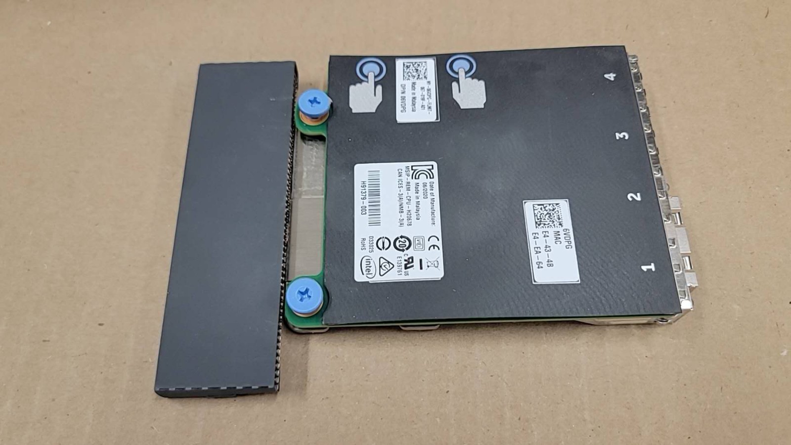 Dell 6VDPG 06VDP Intel X710 i350 2x10Gb SFP and 2x 1Gb NDC Network Daughter Card
