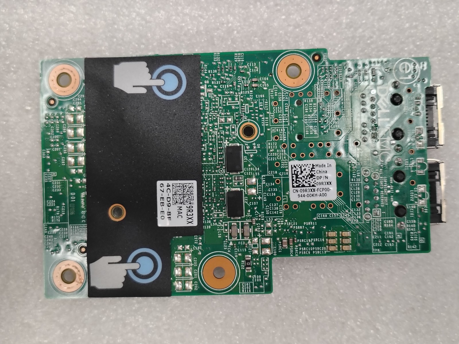 Dell 9R3XX BCM 5720 1GbE Dual RJ45 Ports LOM Mezzanine Card
