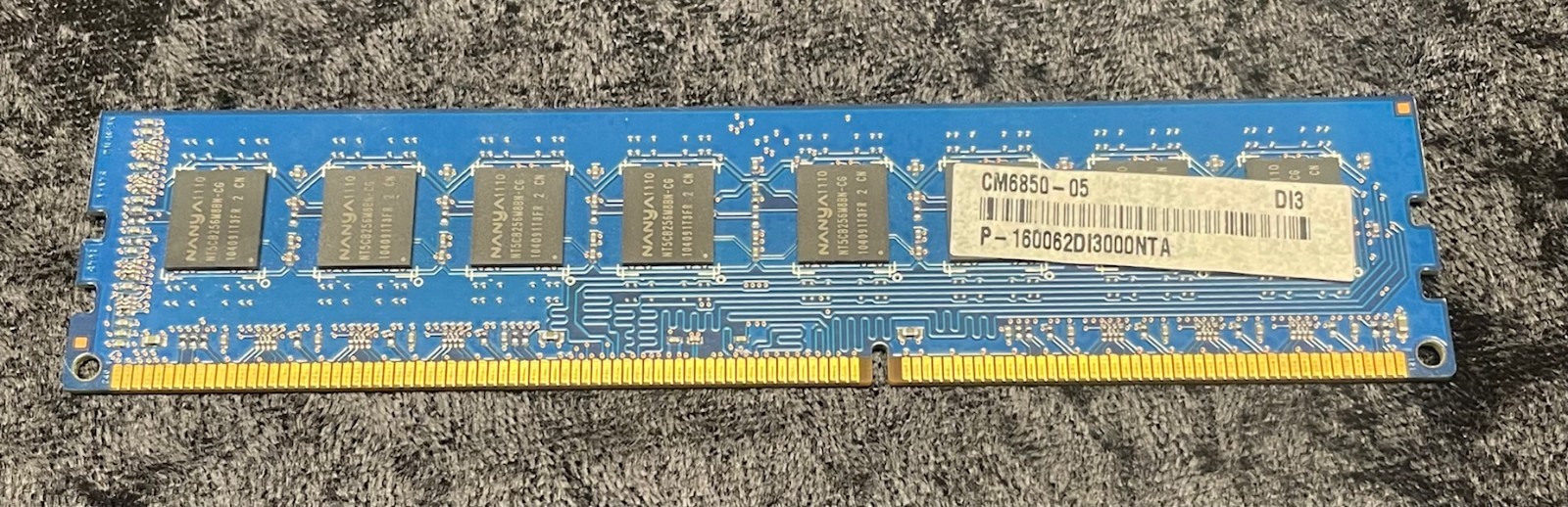 2-Nanya 4GB.2Rx8.PC3-10600U-9-10-B0.1333 Non-ECC Unbuffered RAM NT4GC -8GB Total