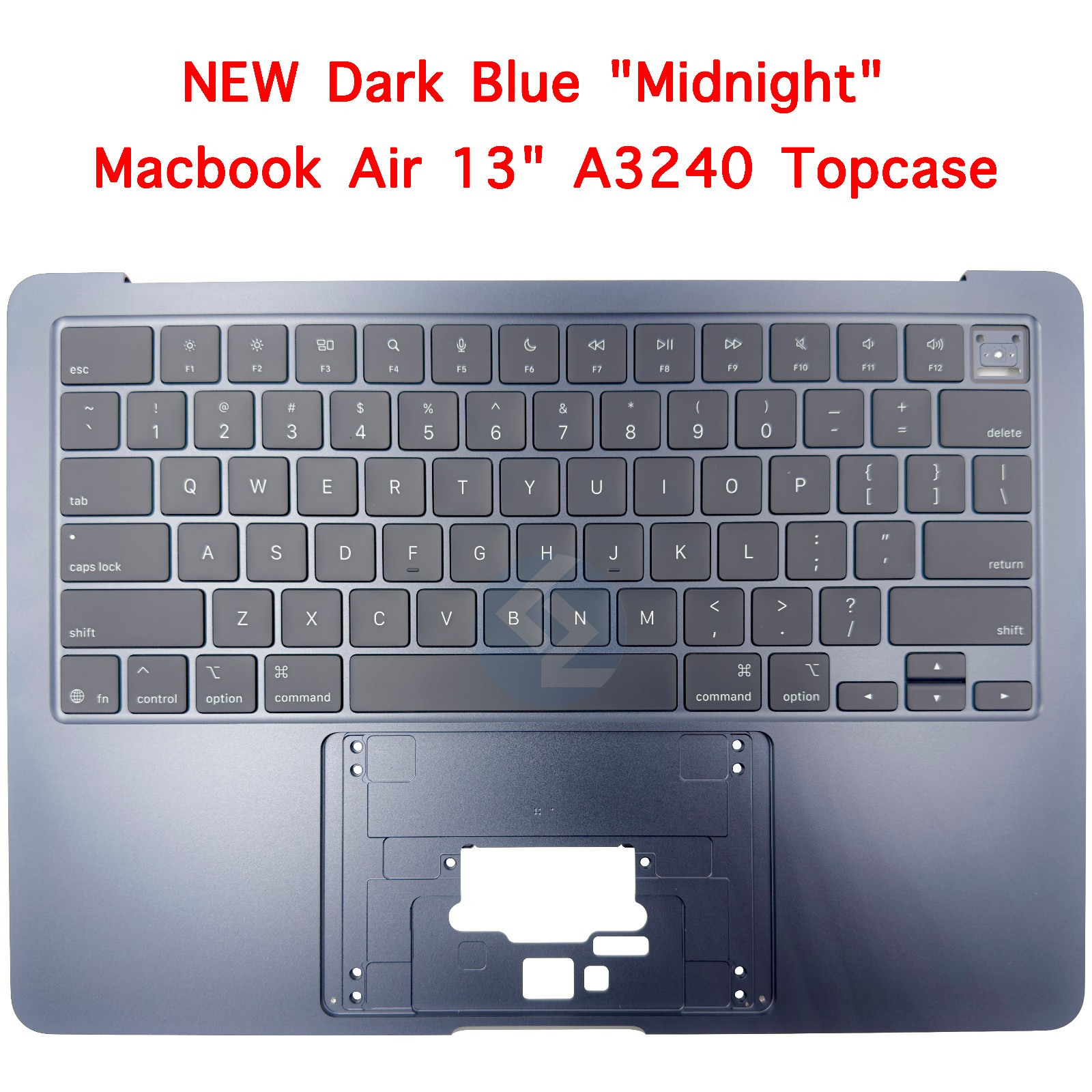 New Midnight US Keyboard Topcase Battery 0303S for Macbook Air 13″ A3240 M4 2025