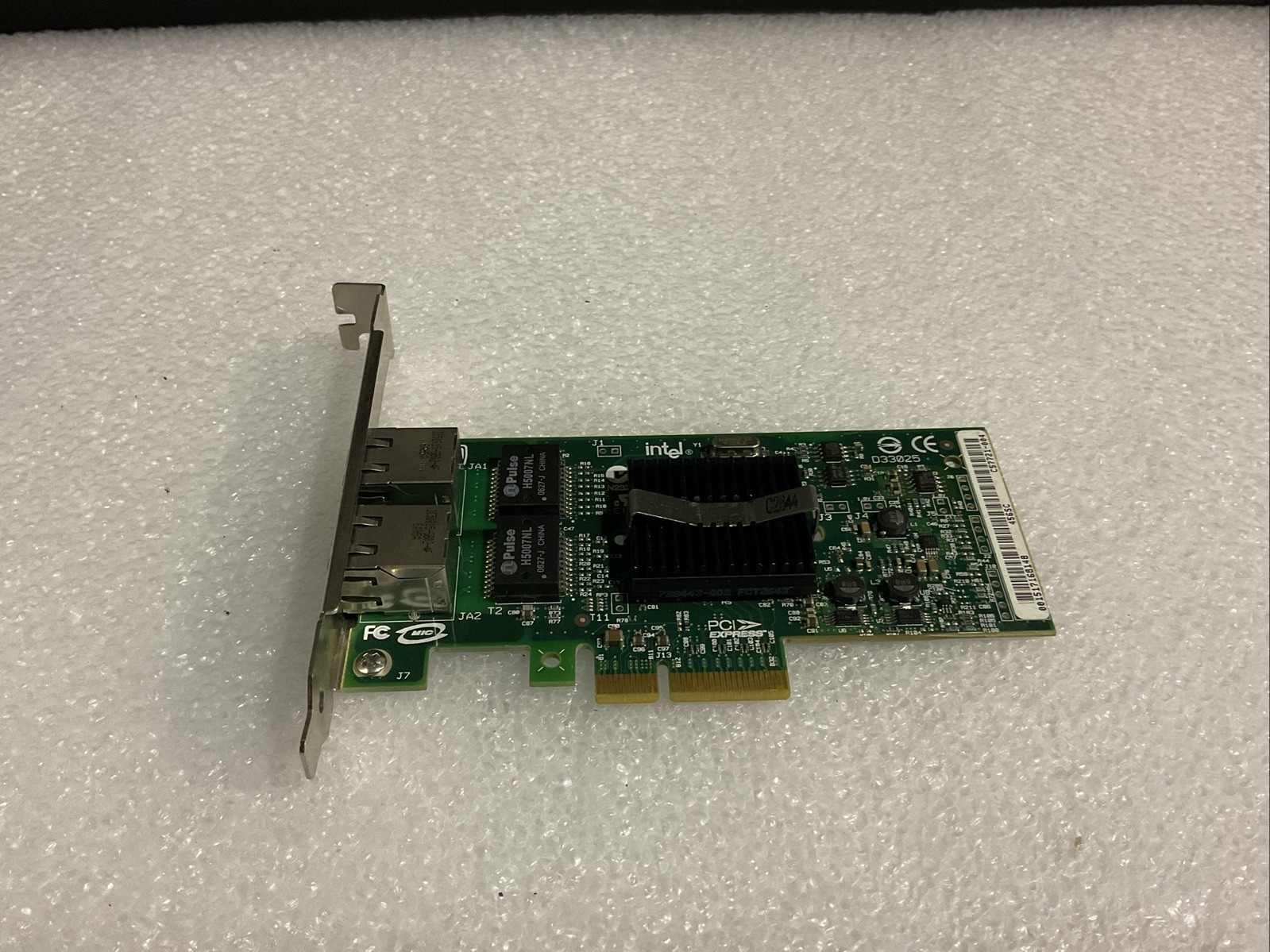 Dell 0X3959 Intel PRO/1000 PT Dual Port Lan Card D33682 RJ-45
