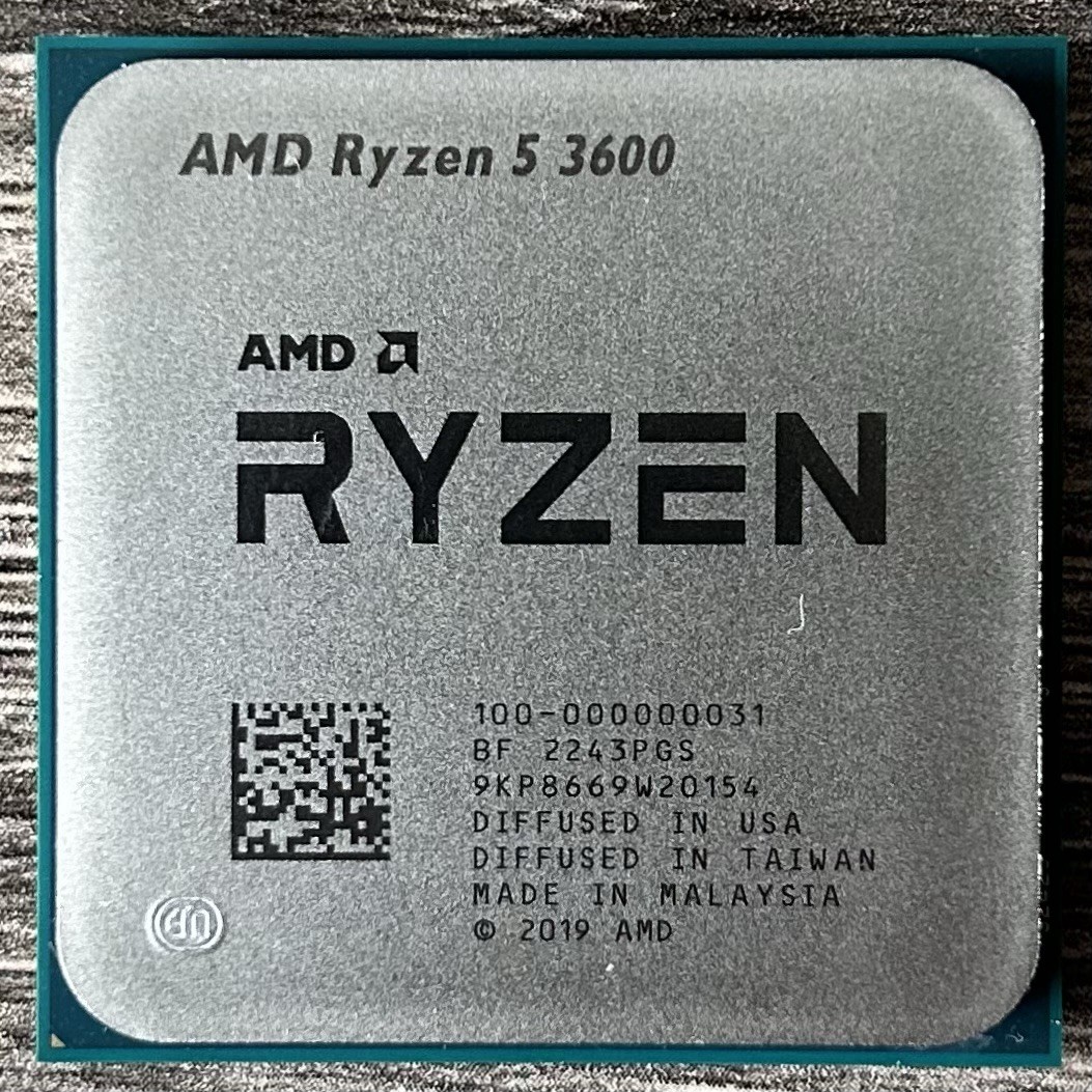 AMD RYZEN 5 3600 6-Core 3.6 GHz (4.2 GHz Max Boost) Socket AM4 65W CPU