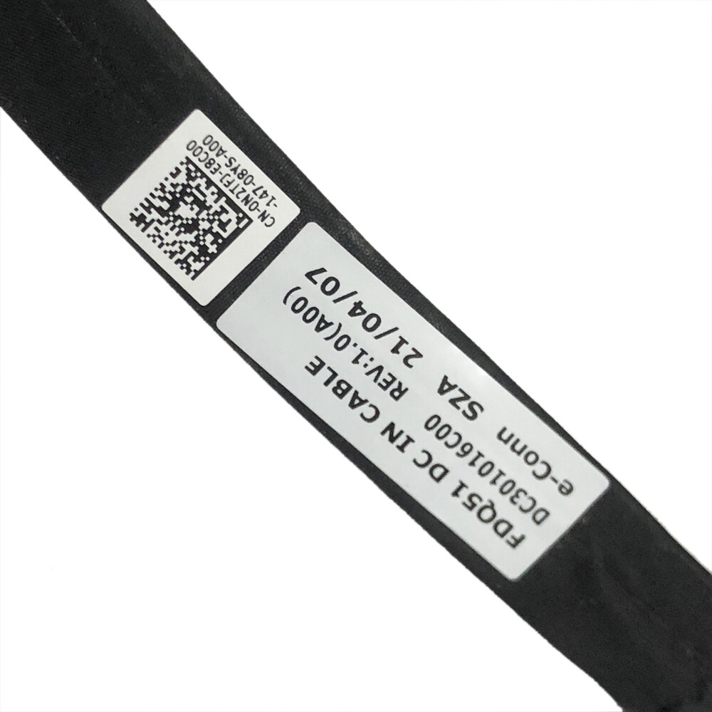 DC IN Power Jack Cable For Dell Alienware M15 R3 M15 R4 FDQ51 0N2TFJ DC301016C00