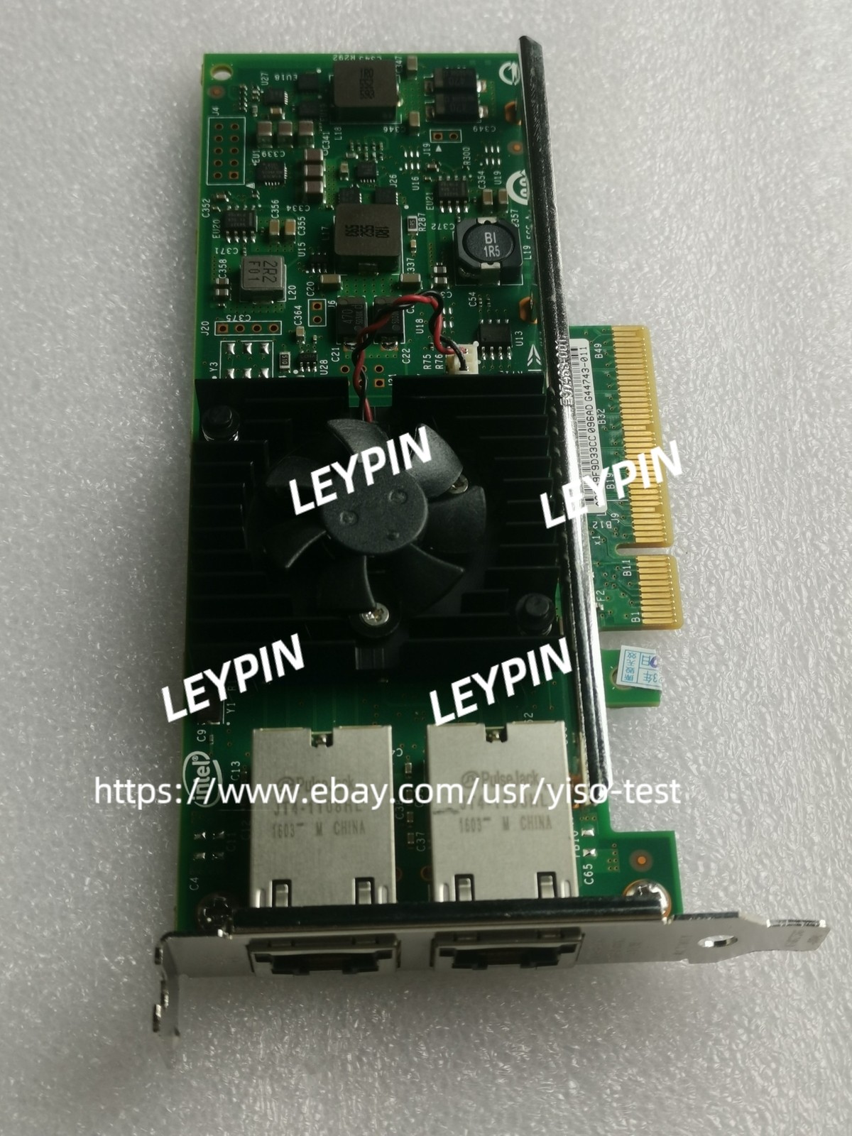 INTEL/DELL X540-T2 CONVERGED DUAL PORT ETHERNET NETWORK ADAPTER K7H46/3DFV8