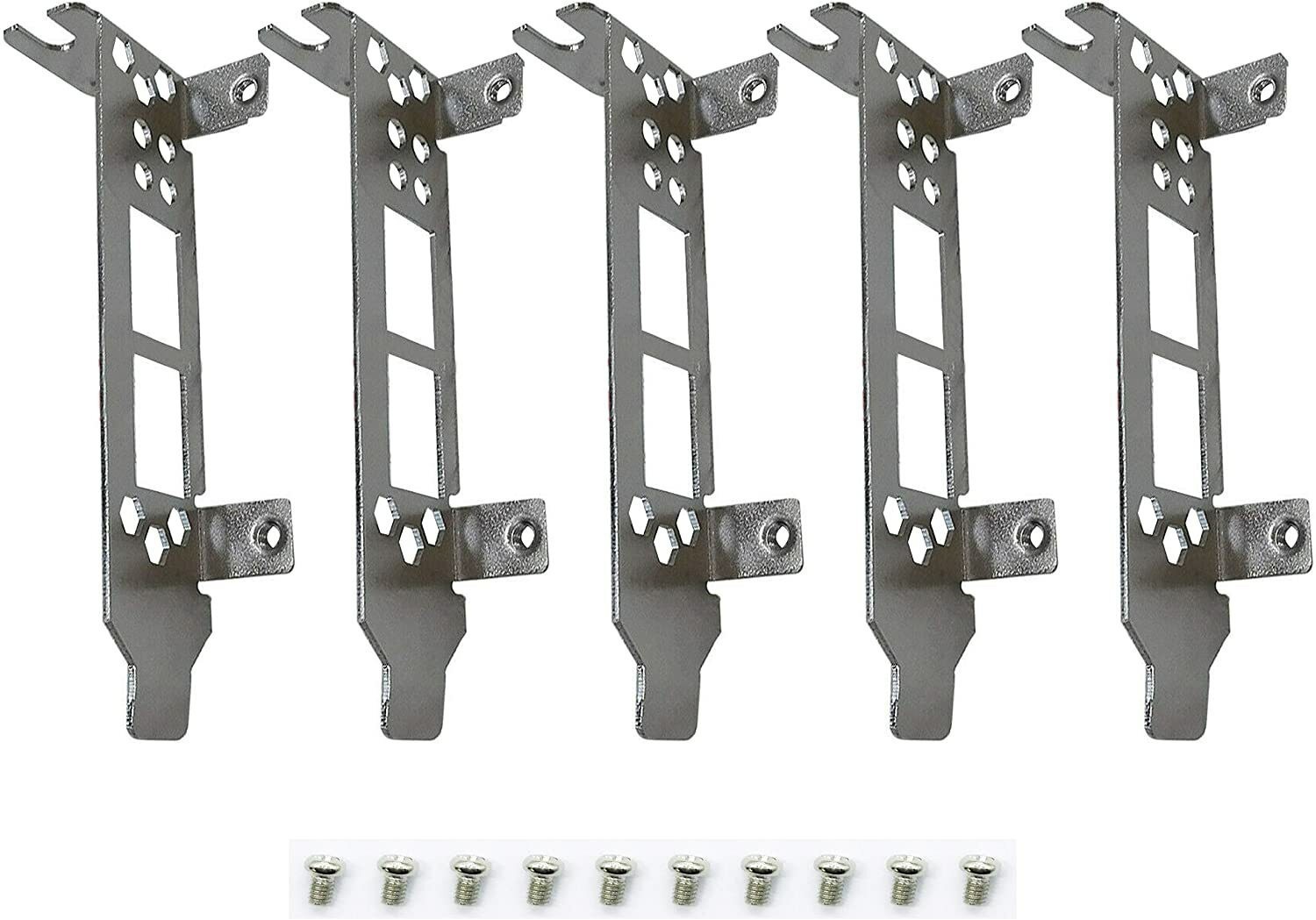 5pcs New Low Profile Bracket for HP NC523SFP 593717-b21 593742-001 593715-001