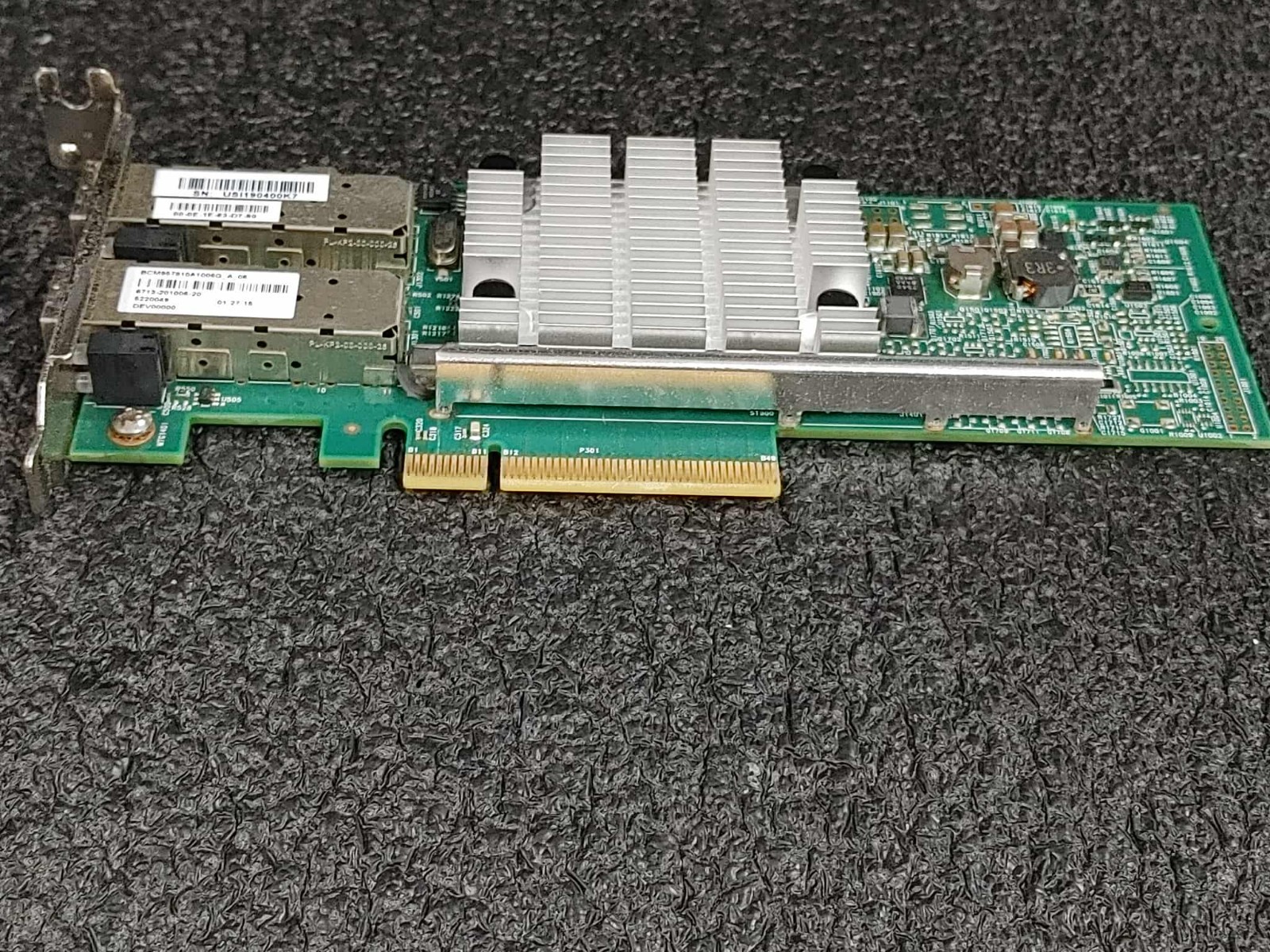 Broadcom BCM957810A1006G 10GB PCIe x8 Dual Port SFP Ethernet Adapter w/2 SFP