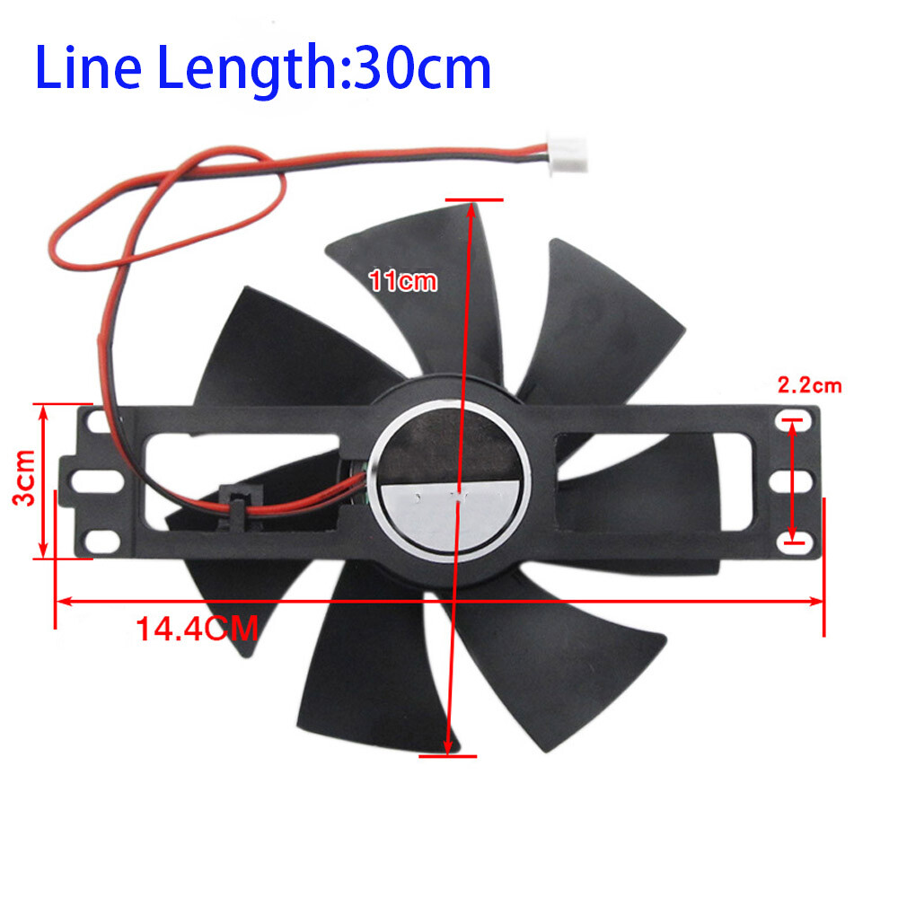 2Pcs Case Cooling Fan DC 18V 0.20A 110mm for Induction cooker repair