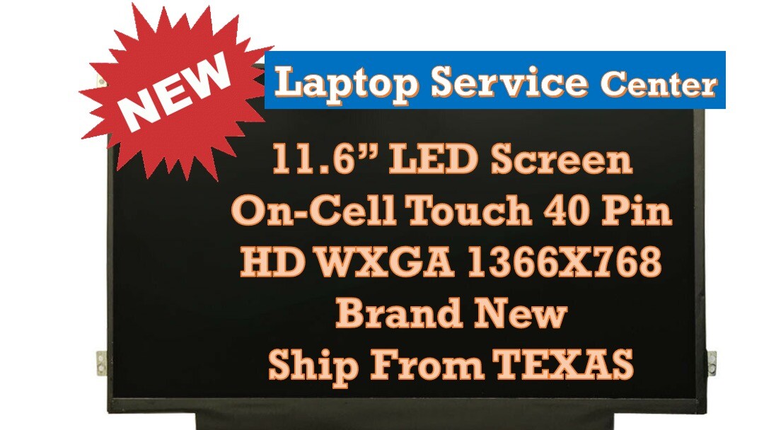 B116XAK01.1 HD 1366*768 WXGA 11.6” eDP LCD LED Screen Panel W/ Touch Panel New