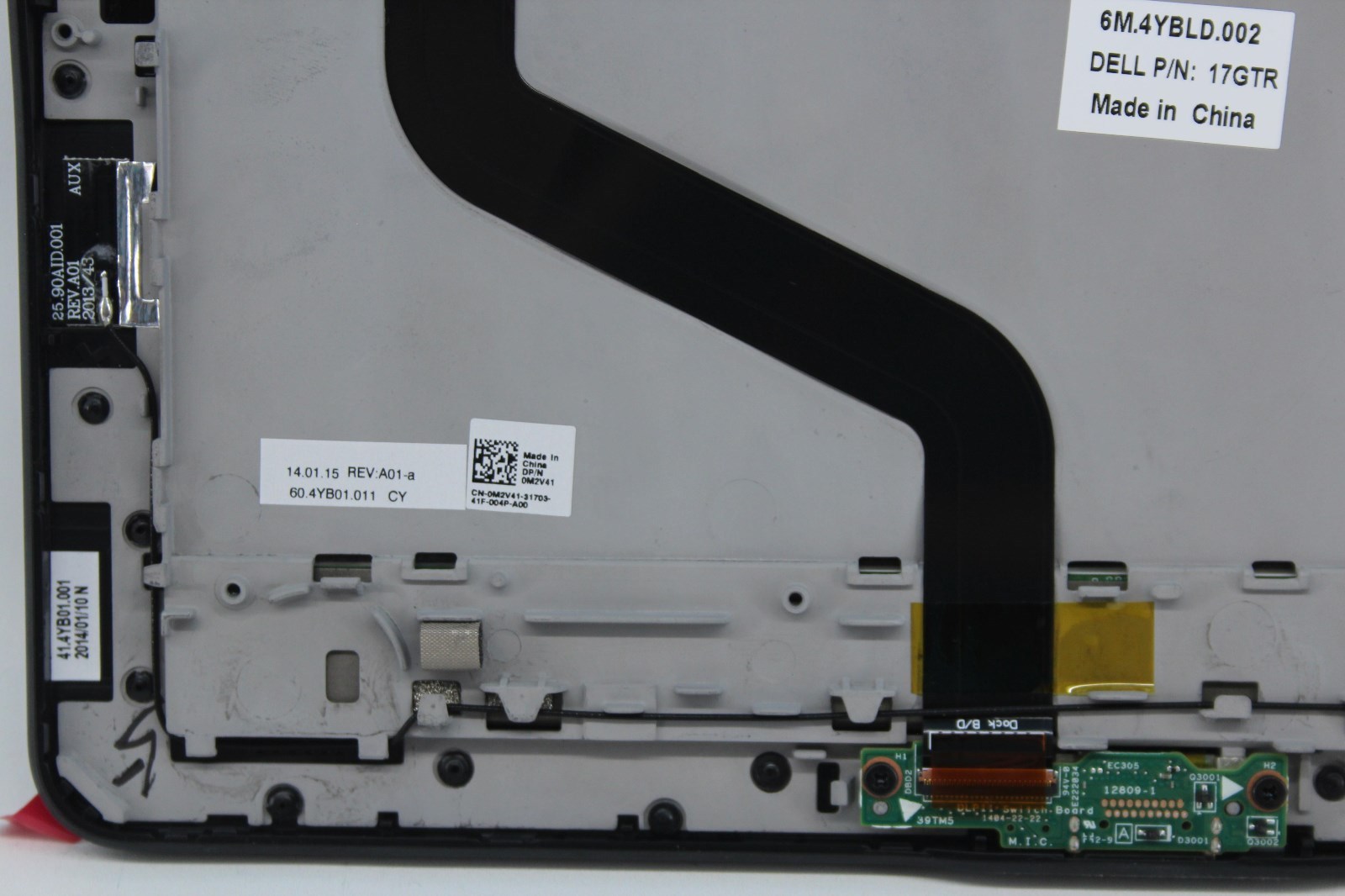 17GTR M2V41 Dell Latitude 10e Tablet ST2e Touchscreen LED LCD Screen NEW ASSY!