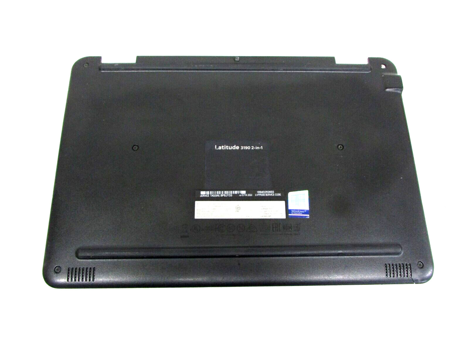 Dell OEM Latitude 3190 2-in-1 Bottom Base Cover HUS19 T55VY