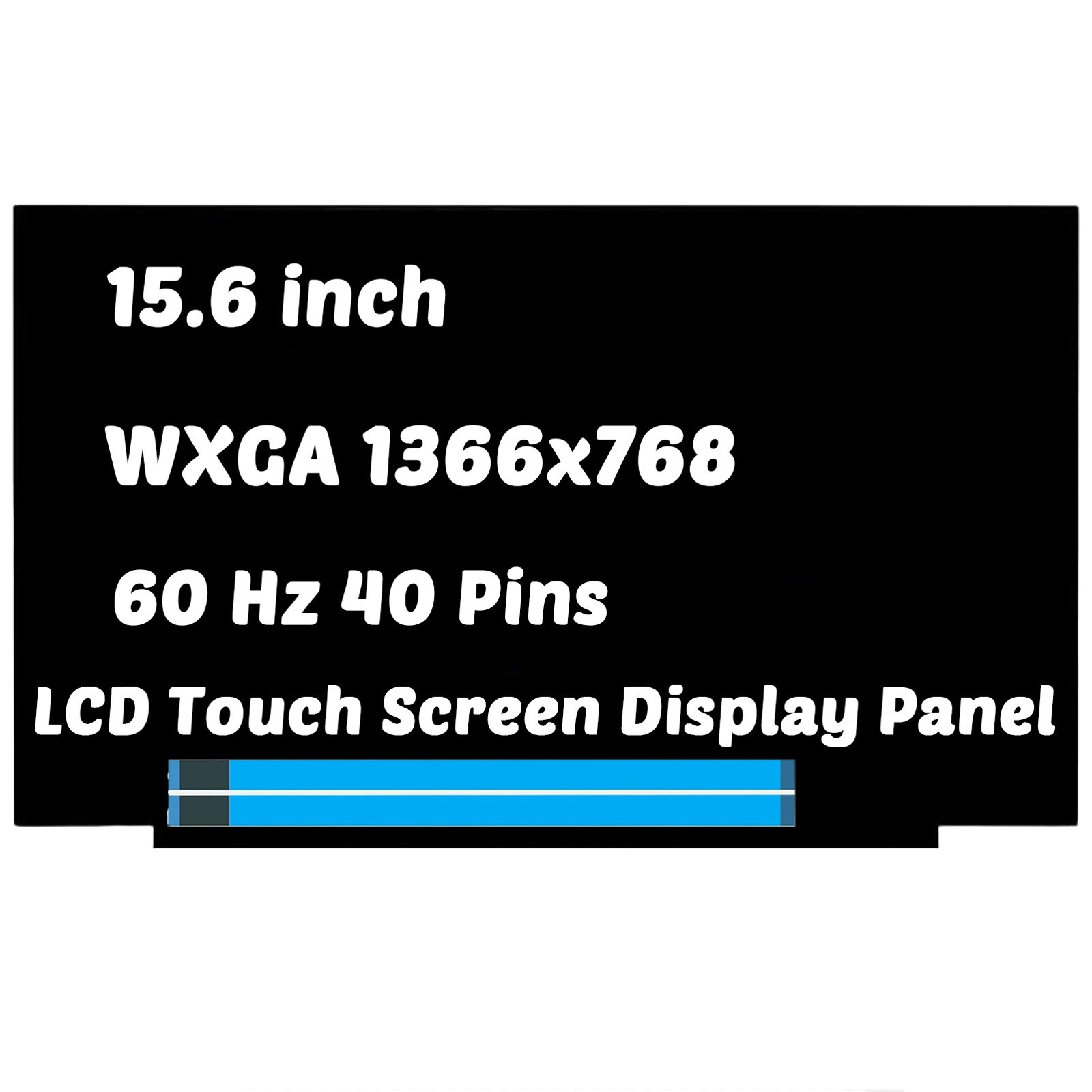 15.6″ 15-FC0025DX 15-FC0245DX 1366×768 40Pin 60HZ LCD Touch Screen Display Panel
