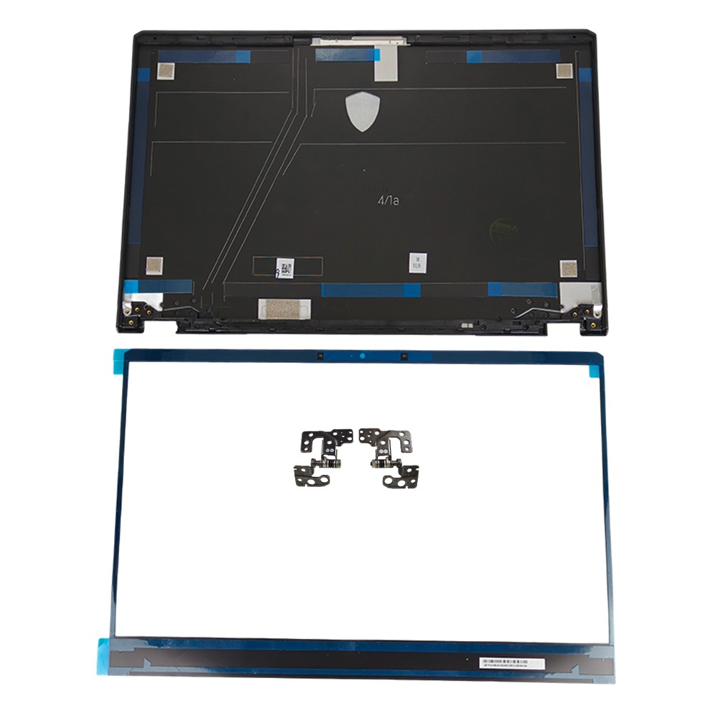 For MSI GE66 Vector GP66 MS-1541 MS-1542 1543 Top Back Cover+ Bezel Hinges Black