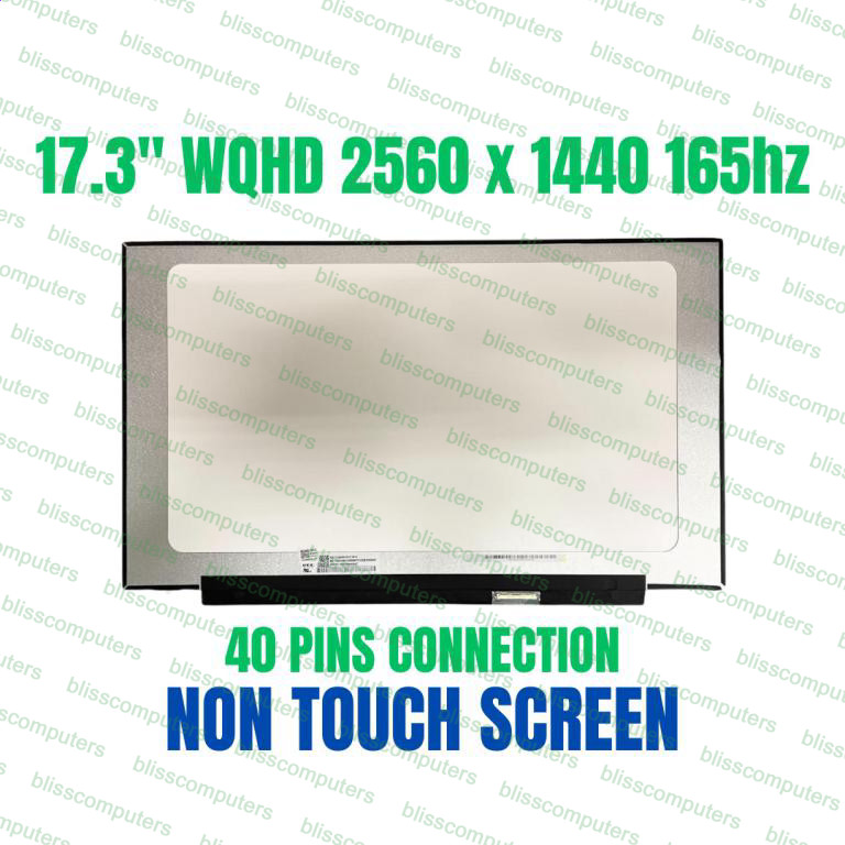 NE173QHM-NY1 V8.0 17.3″ QHD 165Hz LED LCD Screen Display 40 Pin