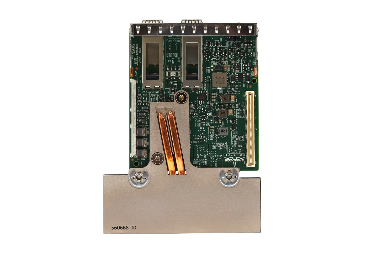 Dell Broadcom 57414 Dual-Port 25Gb/s SFP+ Network Daughter Card Dell P/N: 06WMMV