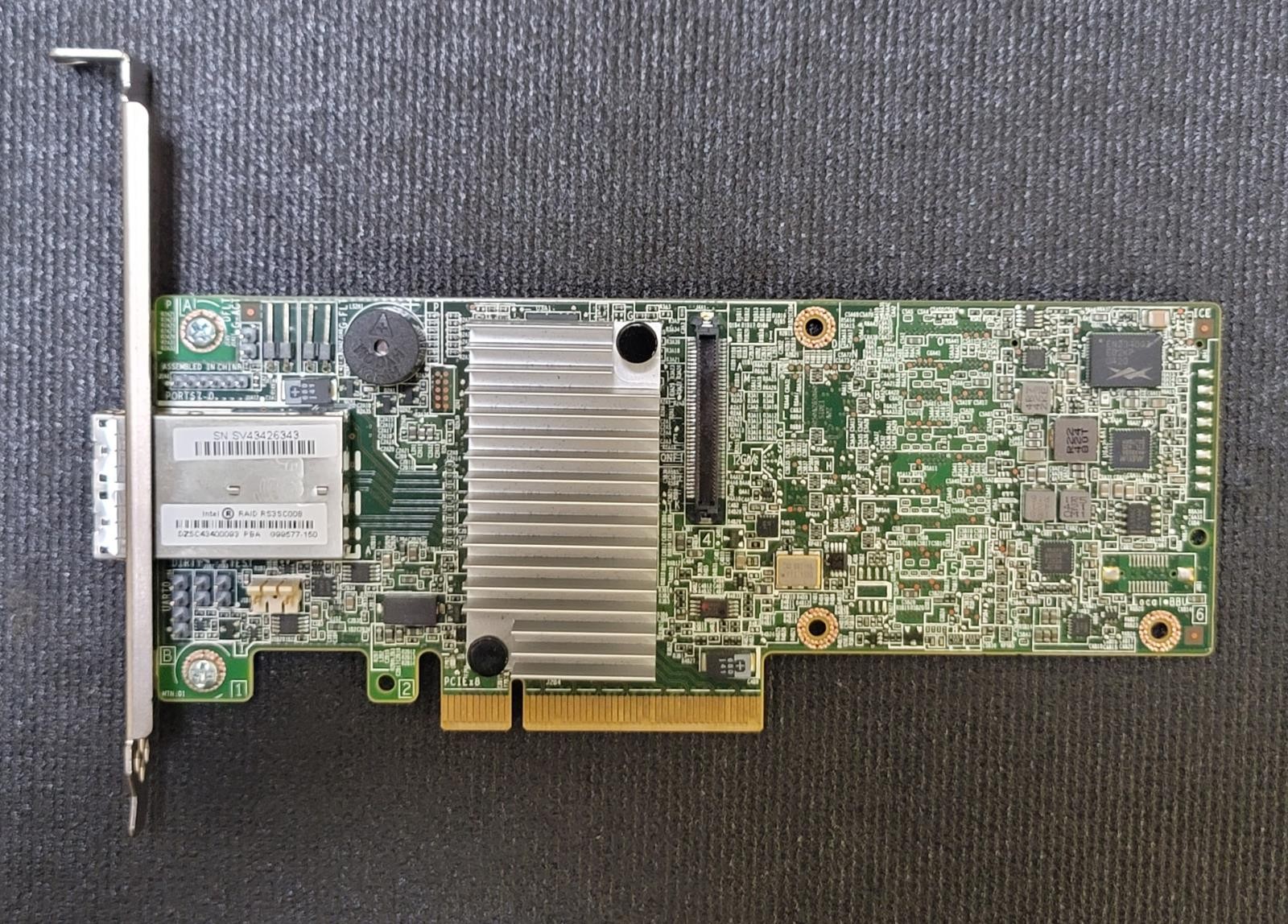 Intel RS3SC008 Intel 8-Port SAS / SATA 12Gb/s RAID High Profile Bracket