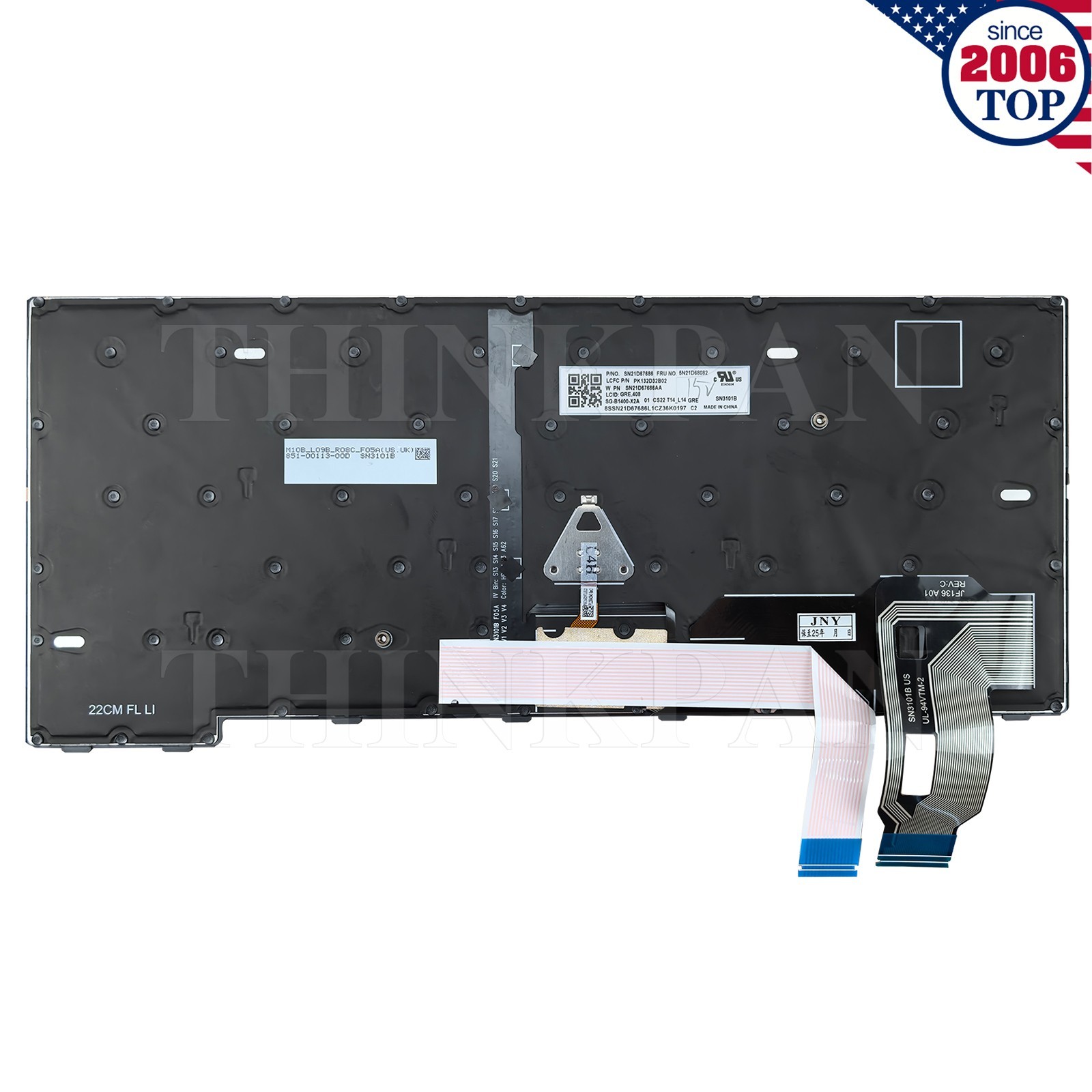 Genuine US keyboard Backlit for Lenovo Thinkpad T14 Gen4 P14s Gen4 L14 Gen4