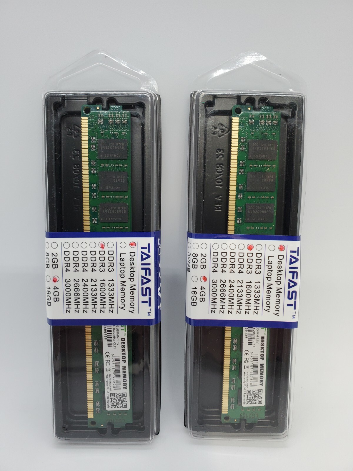 Samsung SEC 8GB DDR3 RAM 2 x 4GB PC3-12800 Desktop 1600 MHz DIMM 240-pin Memory