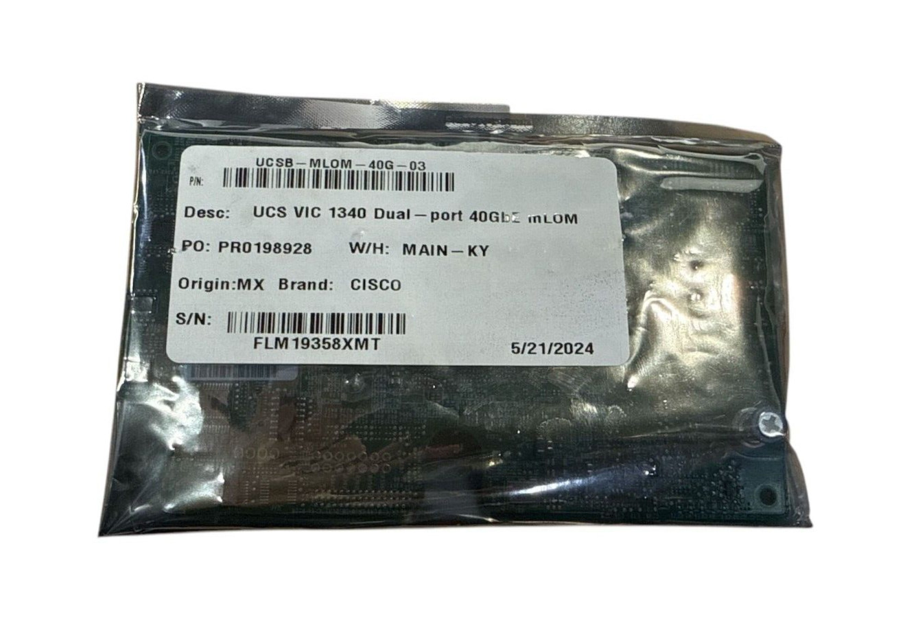 Cisco UCSB-MLOM-40G-03 UCS VIC 1340 2-Port 40Gb Modular LOM Interface Card