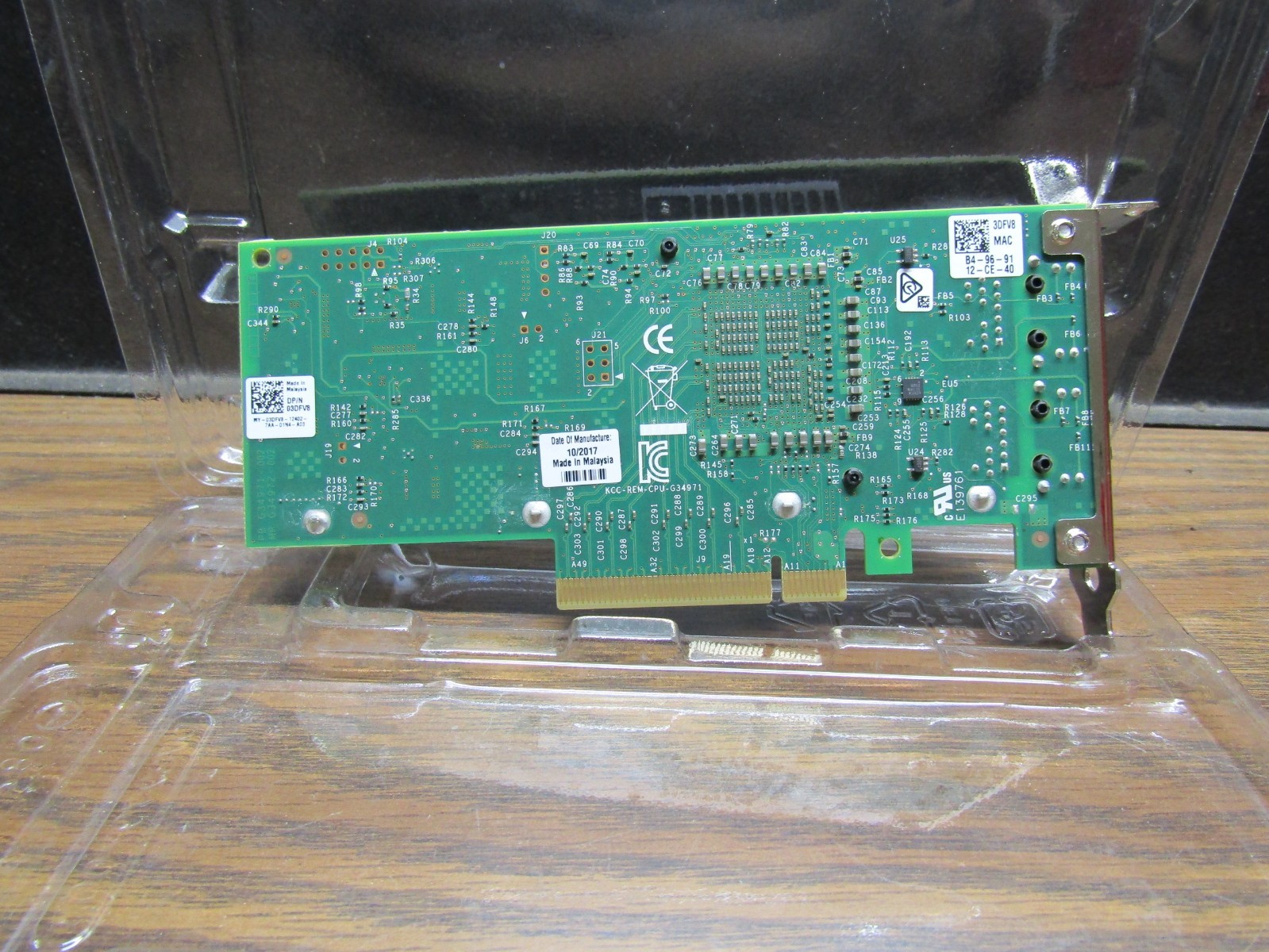 New Dell 03DFV8 Intel X540-T2 10GbE Dual Port PCIe Low Profile Network Adapter