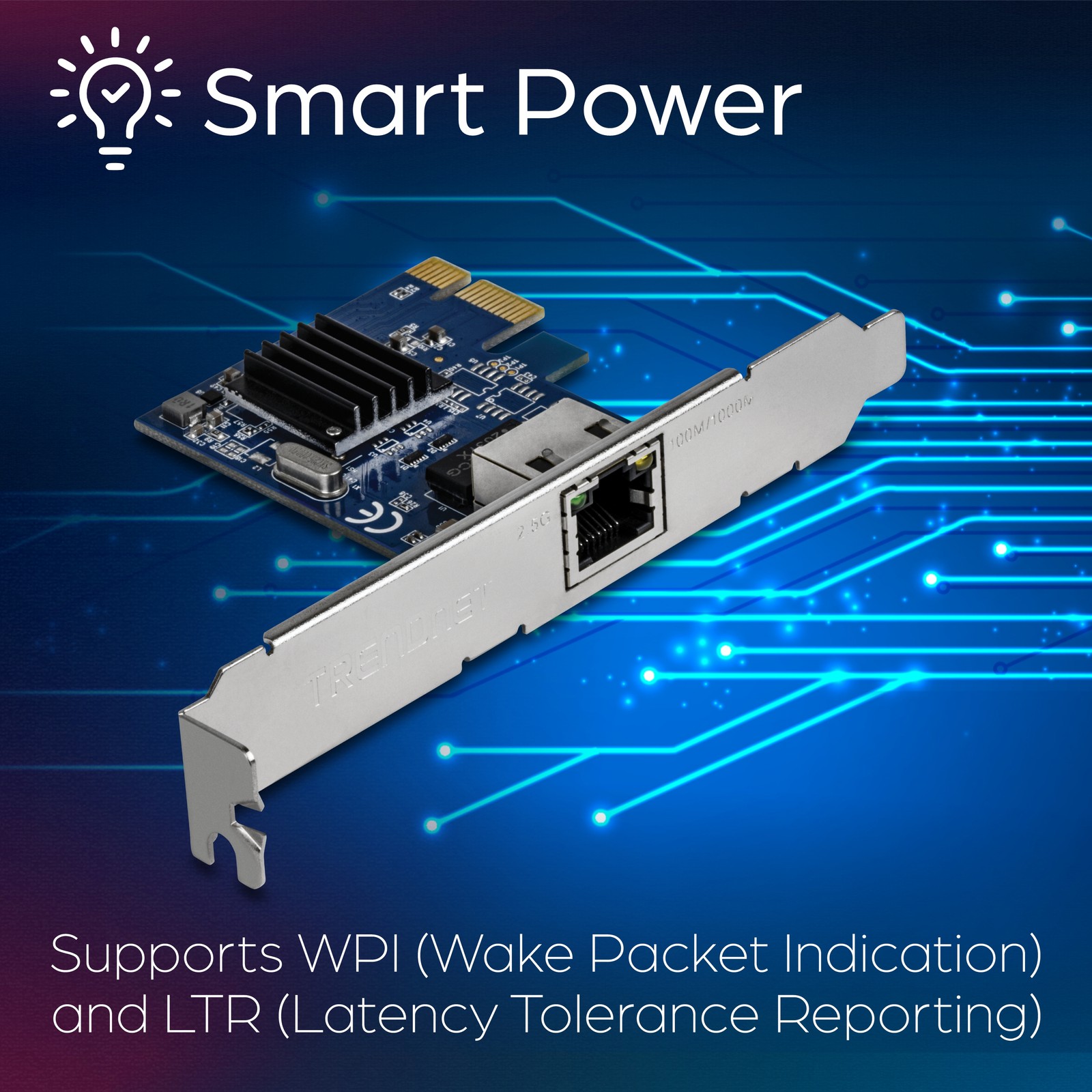 TRENDnet TEG-25GECTX 2.5GBASE-T PCIe Network Adapter