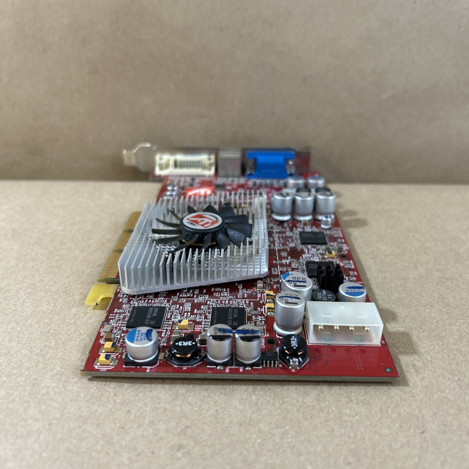 Vintage ATI Radeon 9800 PRO 128MB DDR AGP Graphics Card Tested Working
