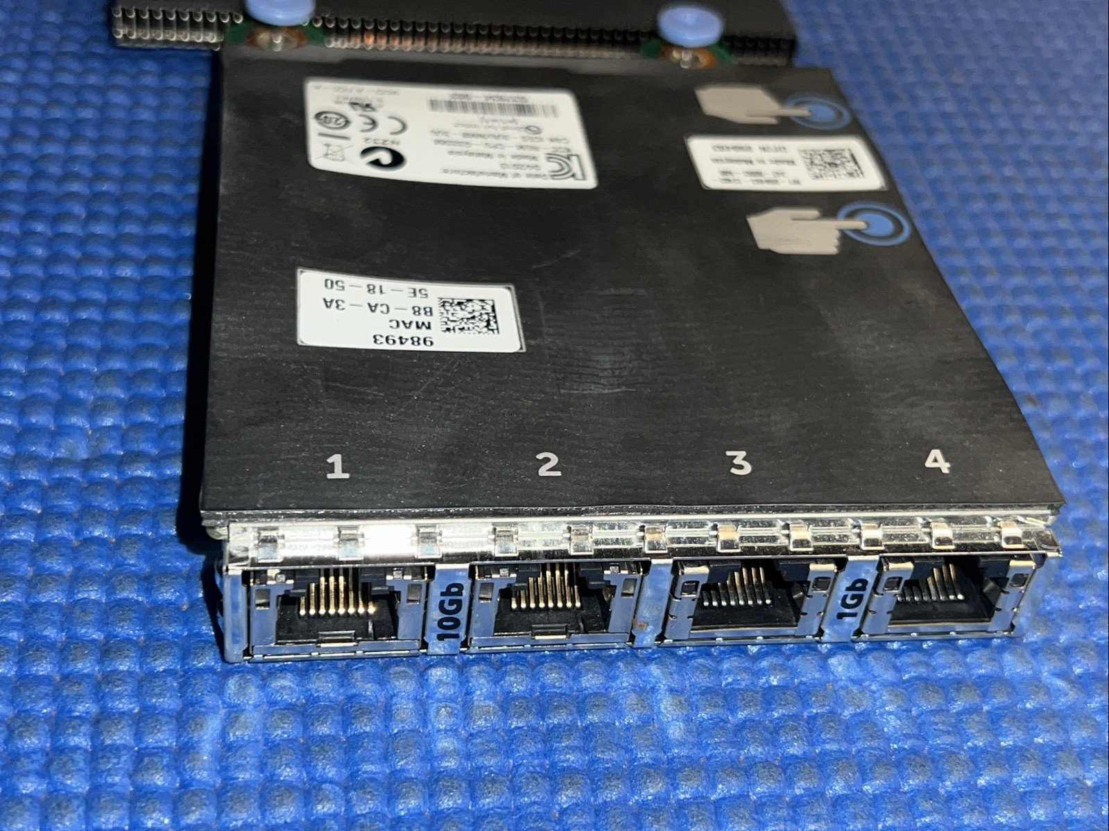 98493 Dell X540 4-Port 10Gbps PCI-Express RJ-45 Network Daughter Card 098493