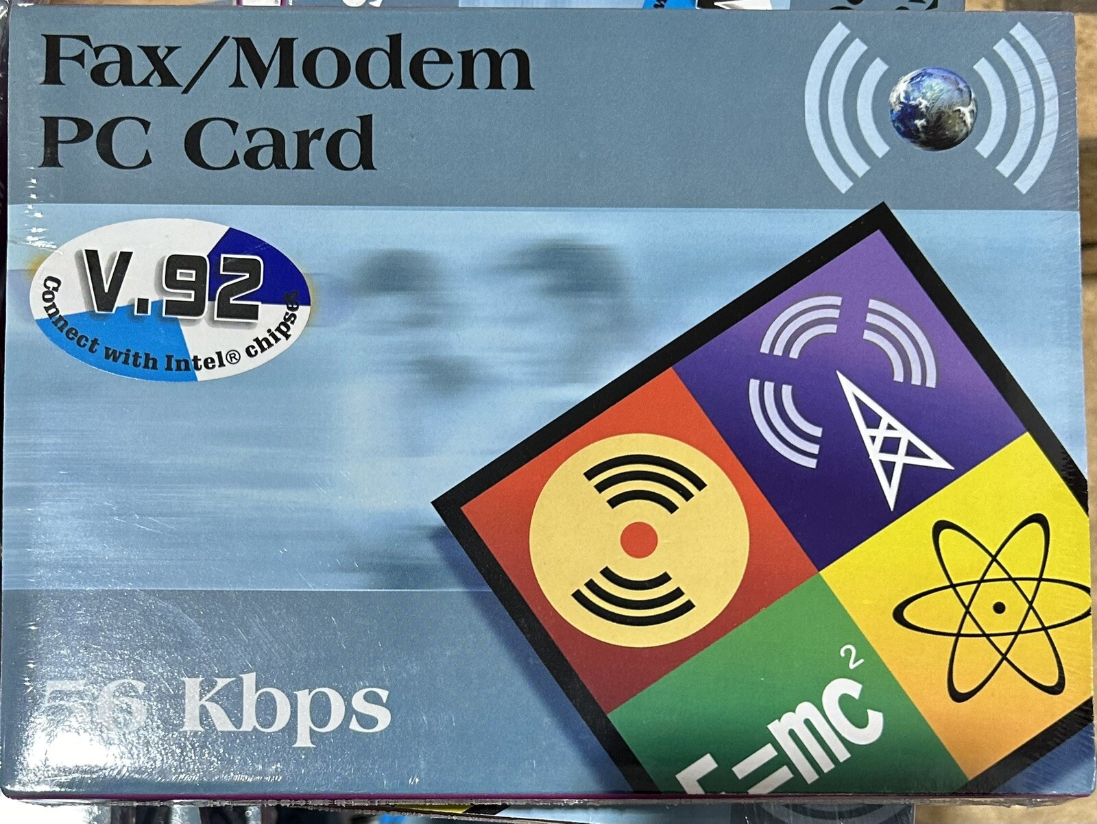 NEW Sealed Box 56Kbps V.90 PC Fax Modem PC Card – Free Shipping