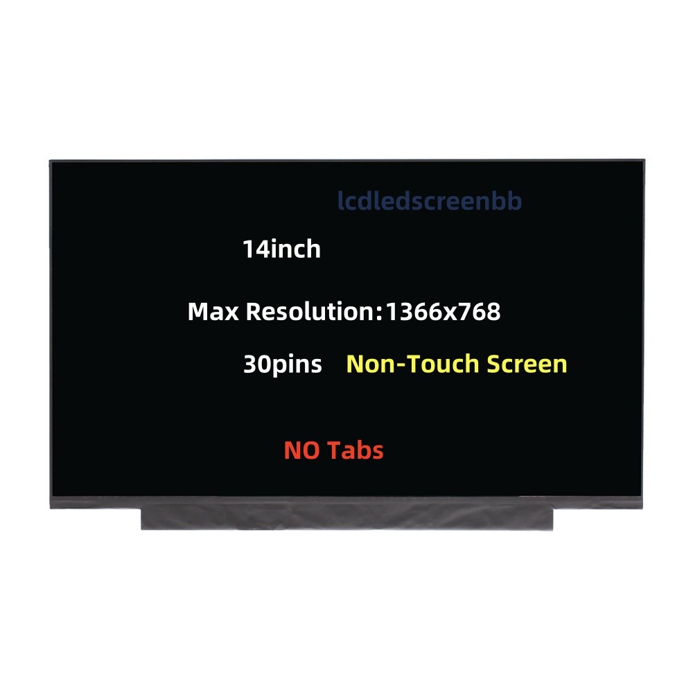 For HP 14-CF2704DS 30 Pins HD Screen Replacement LCD Display
