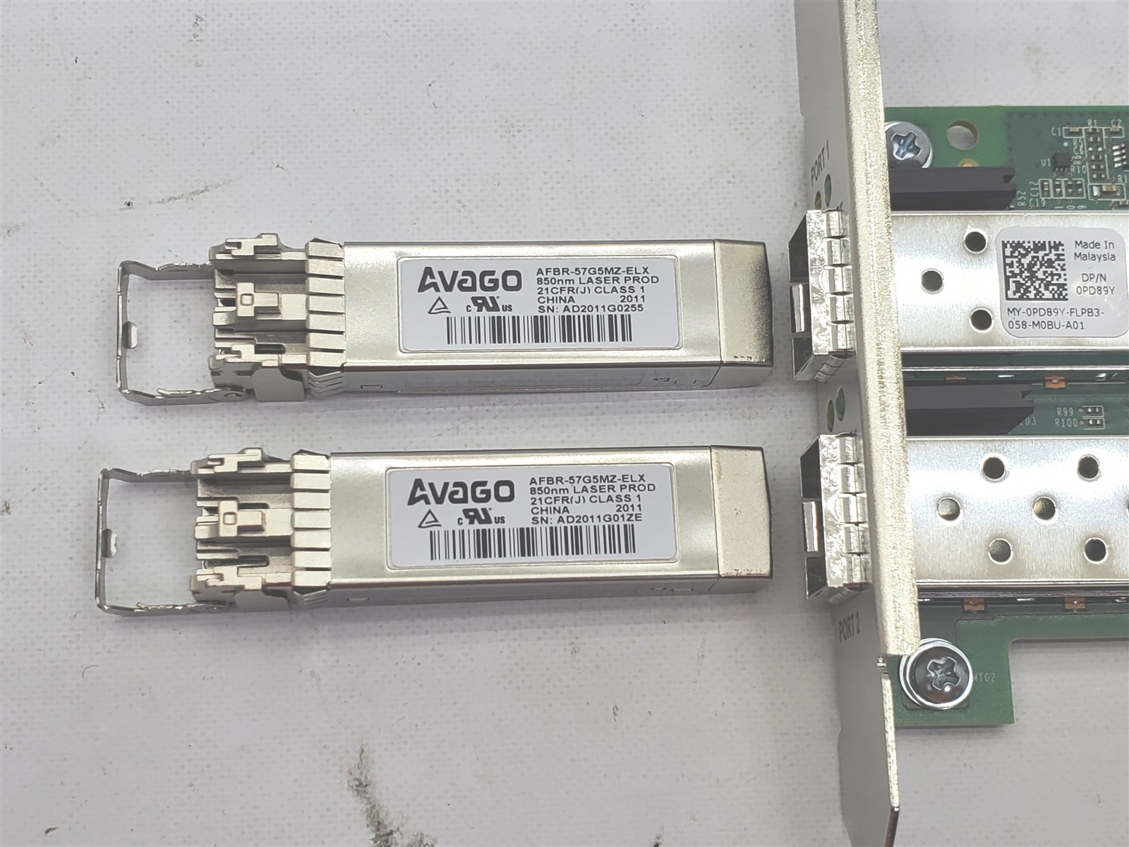 Dell PD89Y HWXGN Emulex LPe35002-M2 Dual Port 32Gb Gen 7 Fibre Channel HBA W/SFP